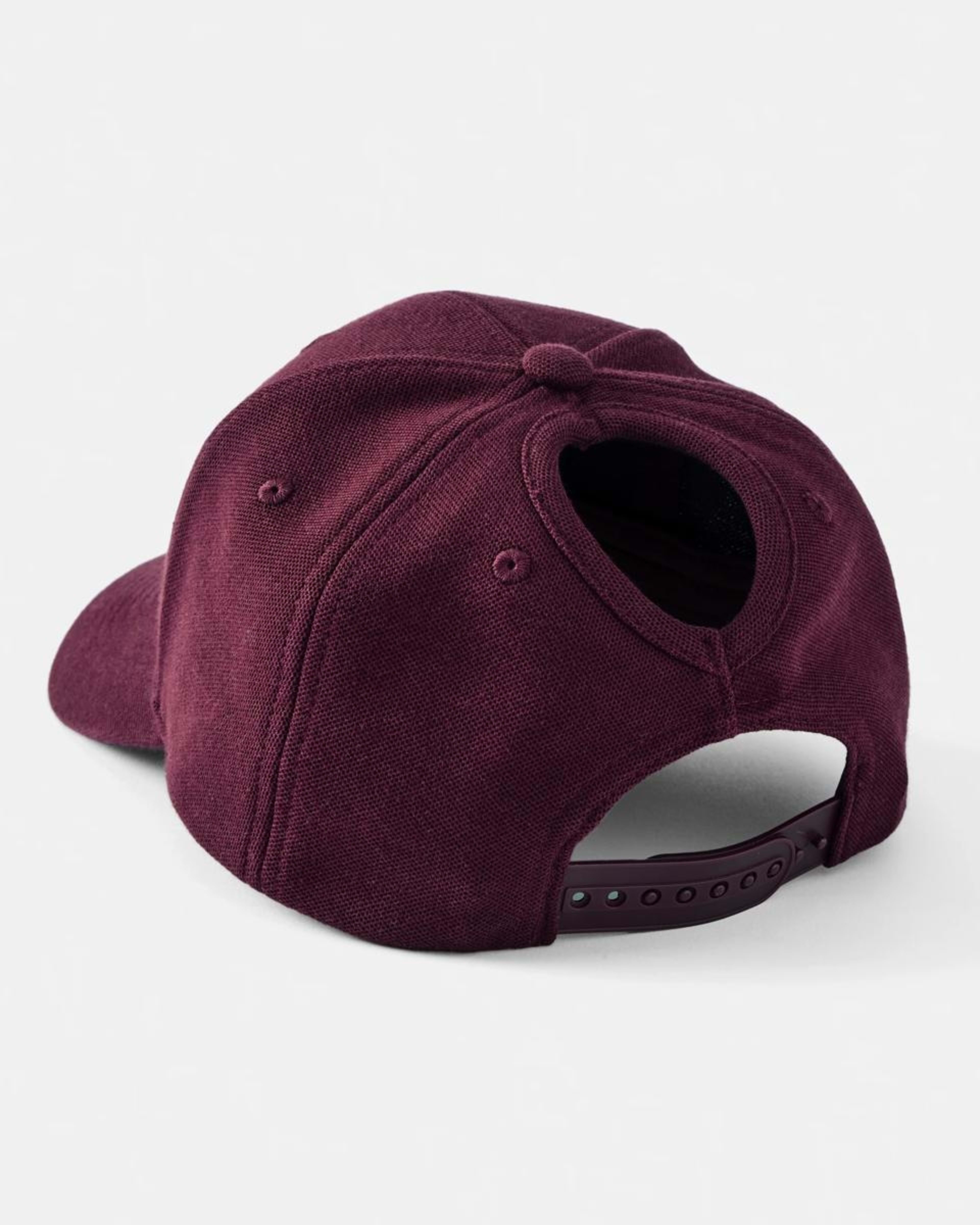 2 Ponytail Cap RICH BURGUNDY, 2 of 3