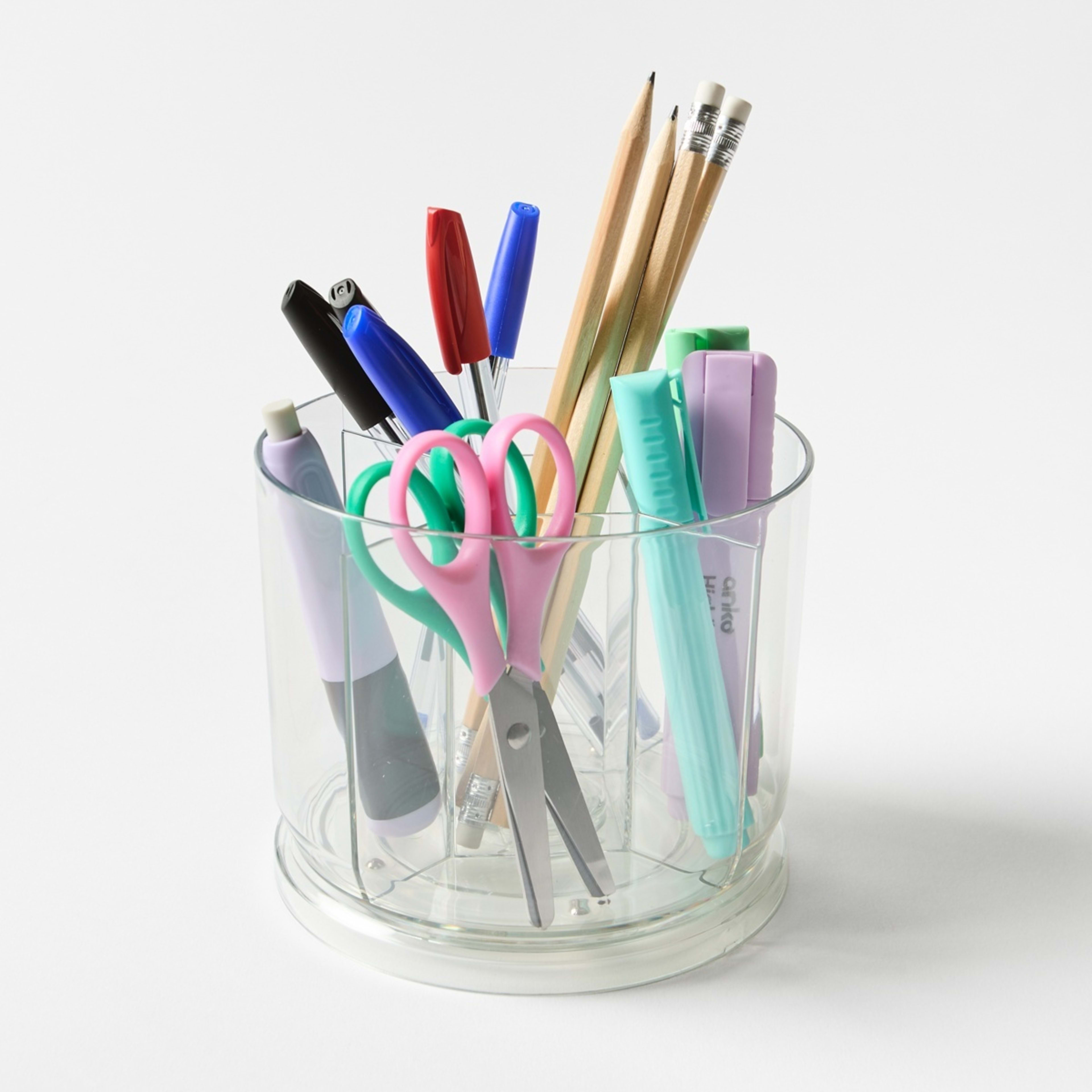 6 Rotating Clear Desk Caddy, 6 of 6