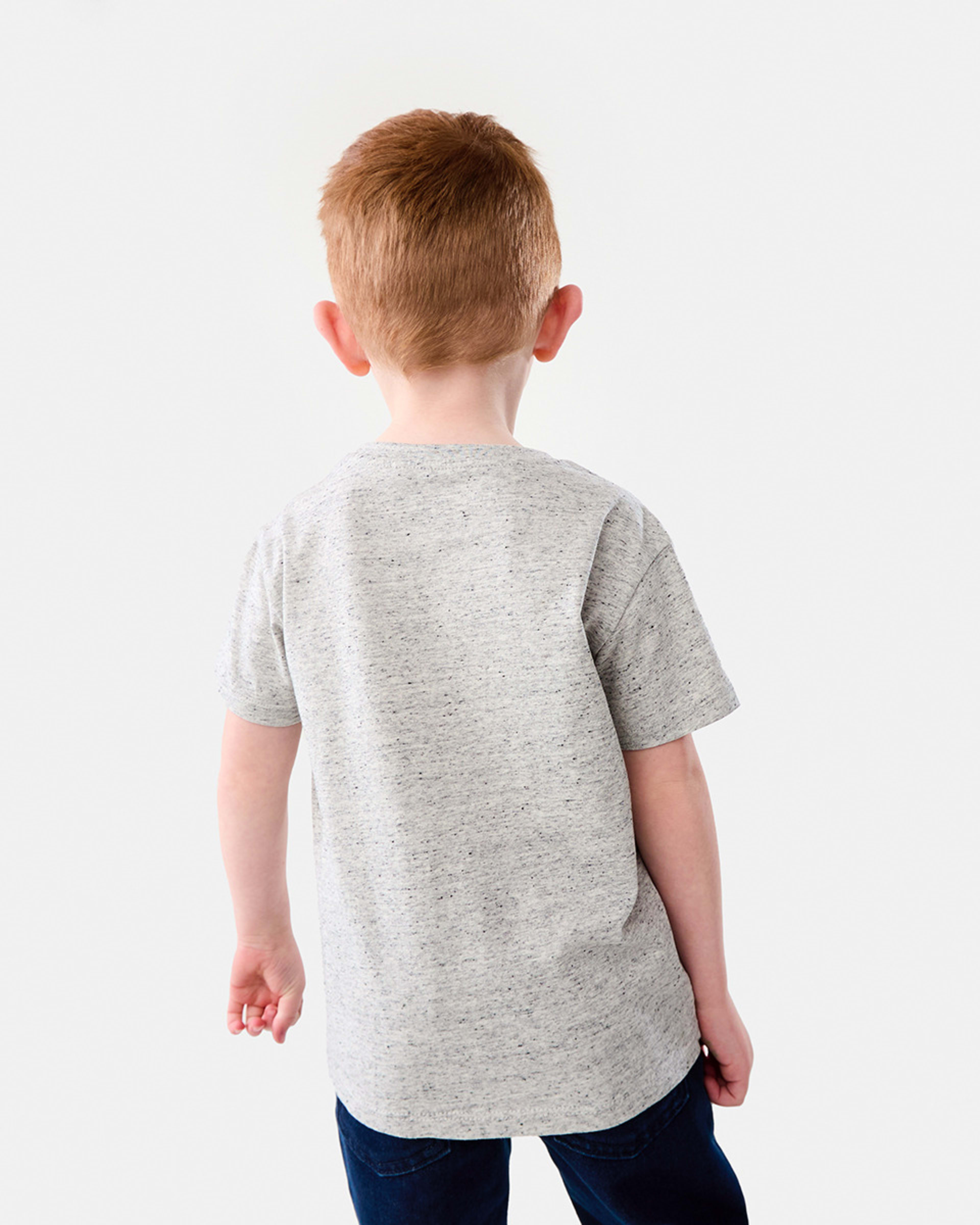 2 Plain Cotton T-shirt Tlg Marle, 2 of 8
