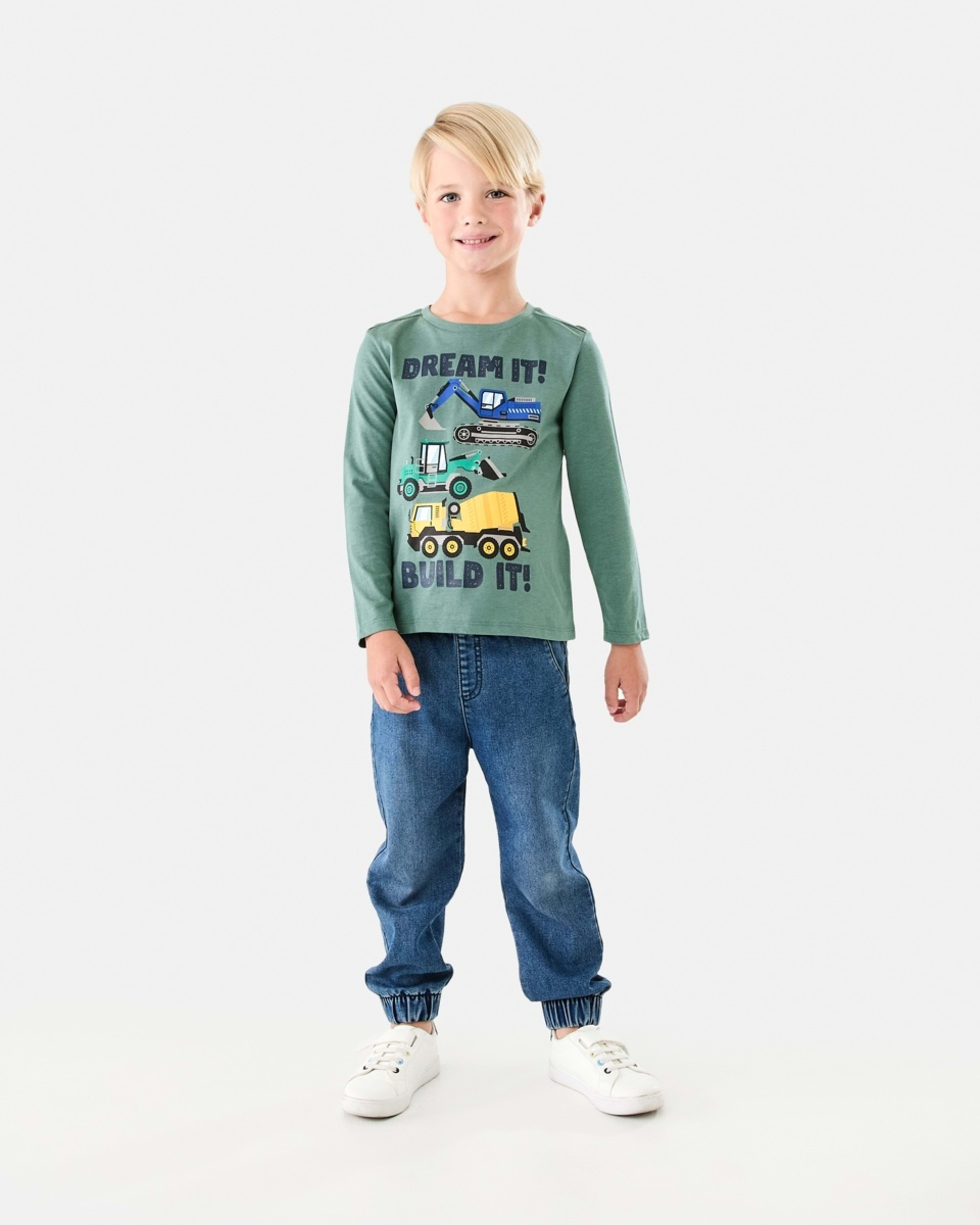 5 Long Sleeve Print T-shirt Gre Dreamd, 5 of 9