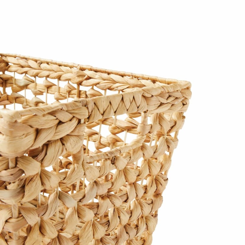 Rectangle Diamond Weave Basket Natural Kmart