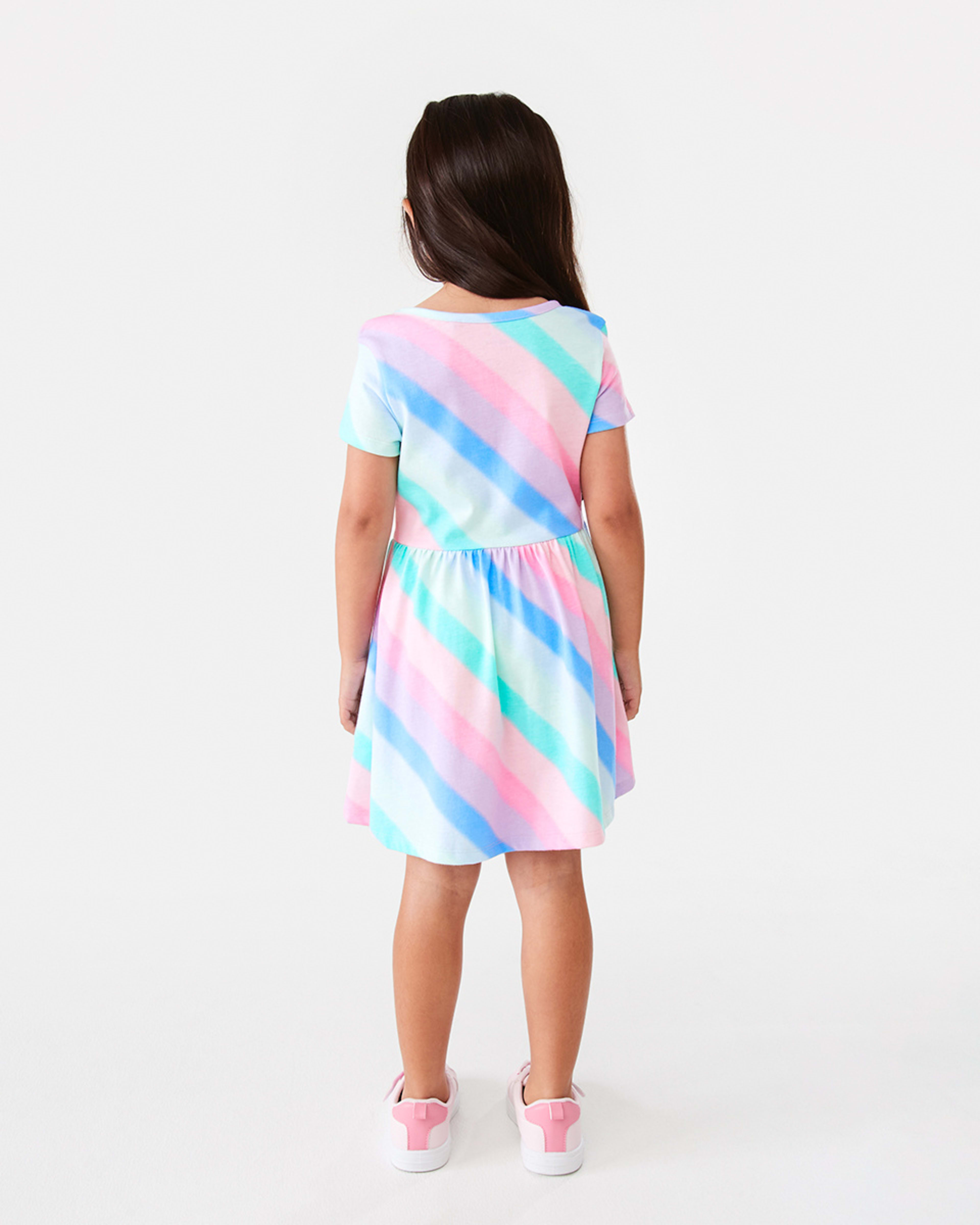 7 Jersey Dress Rnbw Strp, 7 of 9