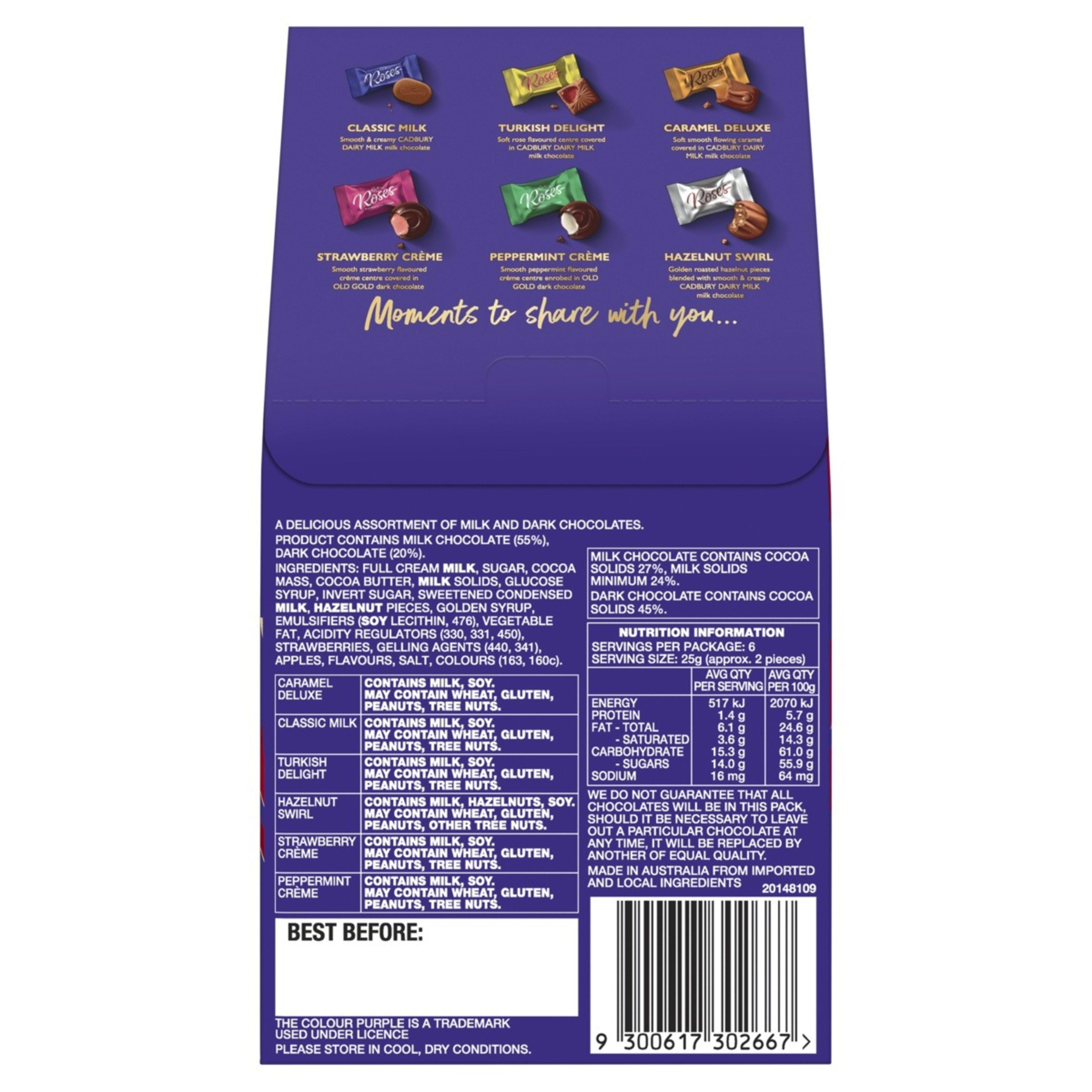 3 Cadbury Roses Gift Pouch 150g, 3 of 3