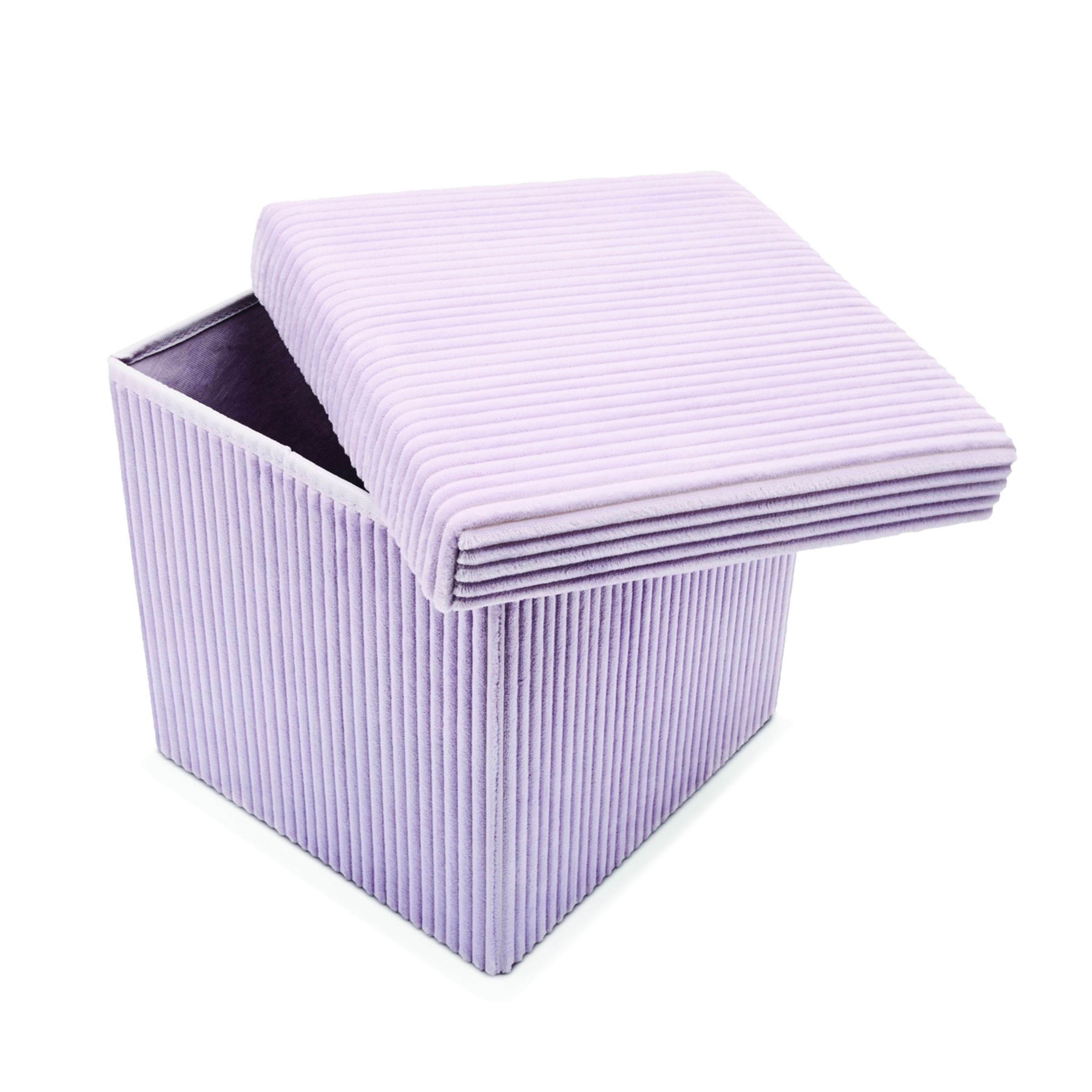 9 Square Storage Ottoman - Purple, 9 of 10