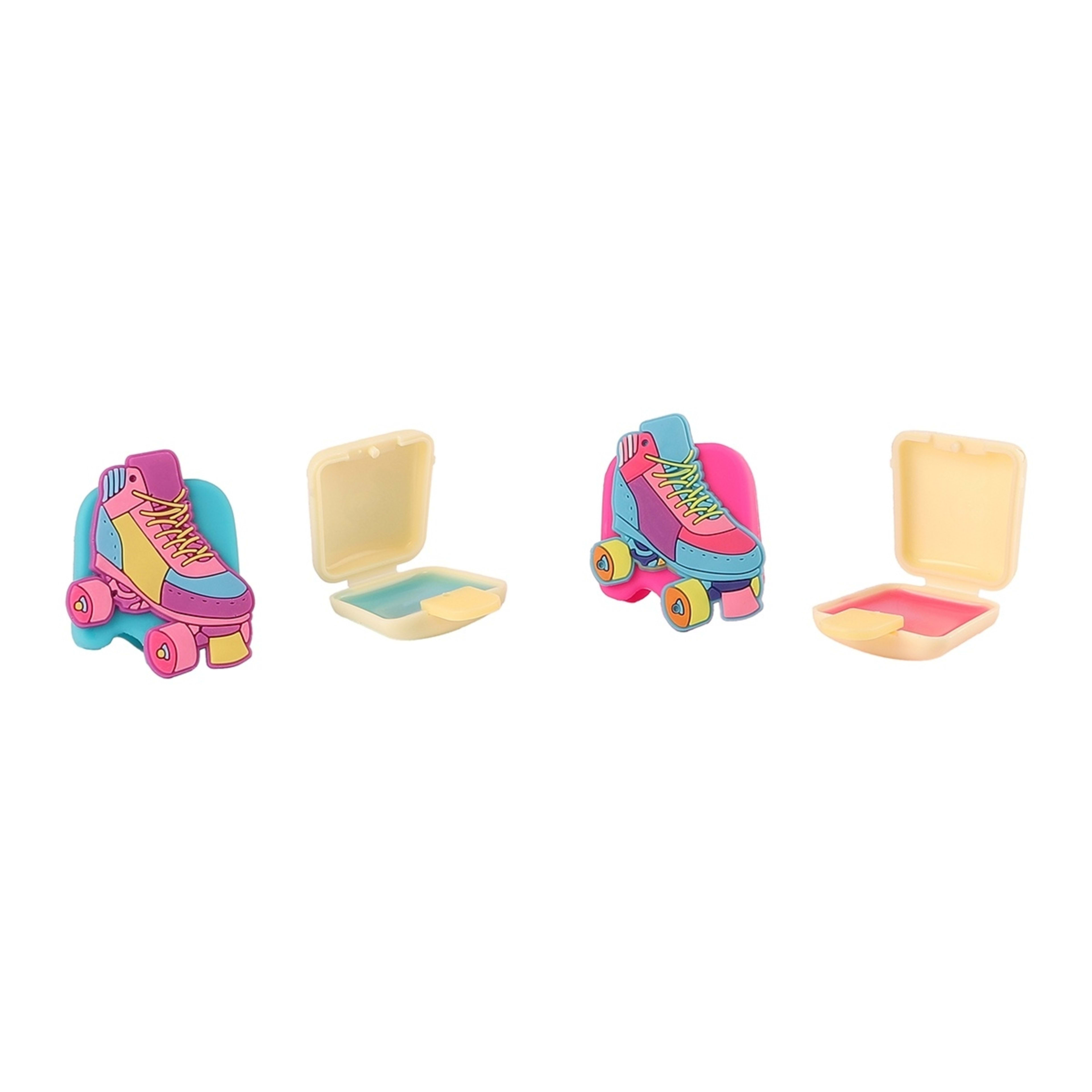 3 2 Pack BYS Mini Me Roller Retro Tear & Share Lip Gloss - Berry and Candy Scented, 3 of 3
