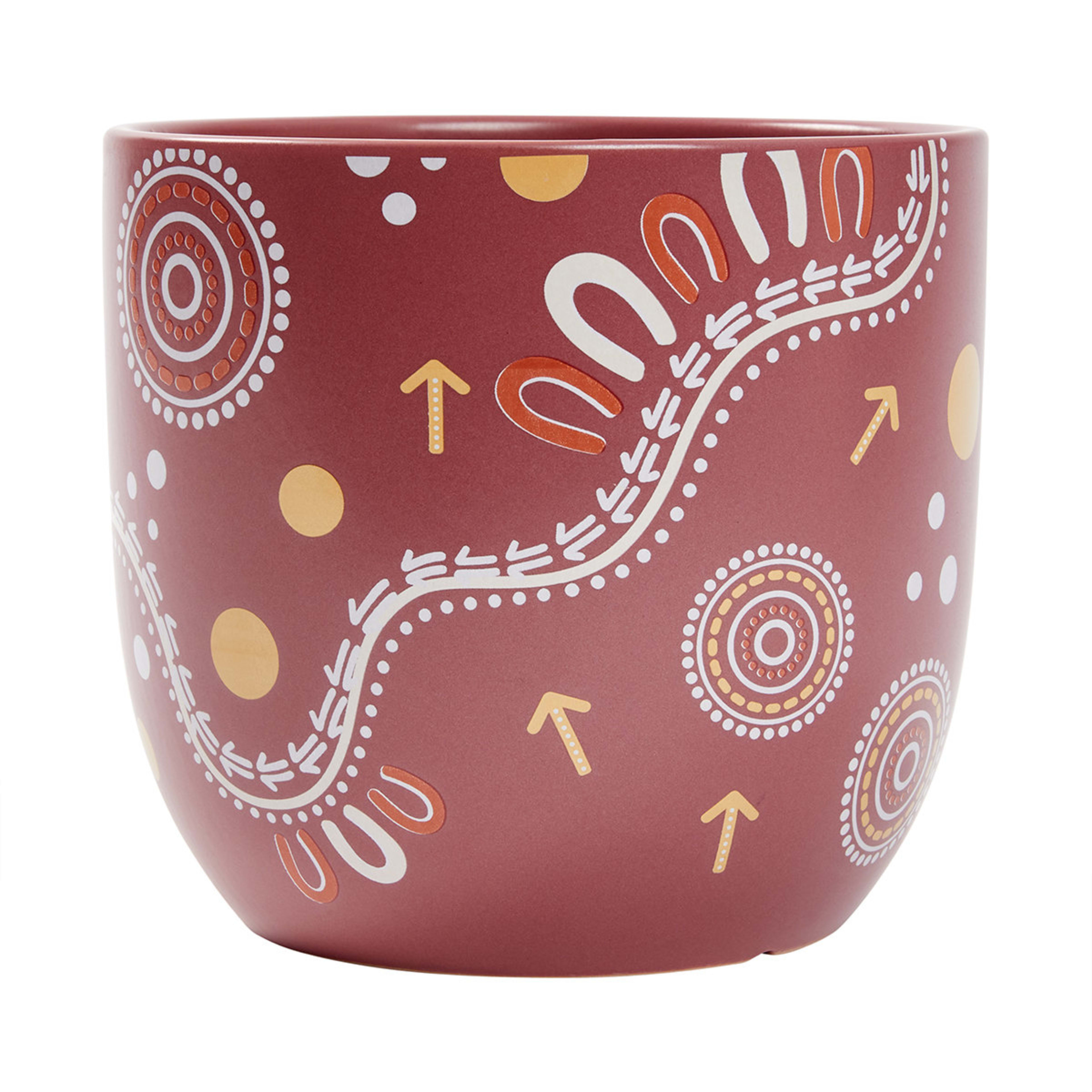 Leaving Footprints Plum Pot Kmart