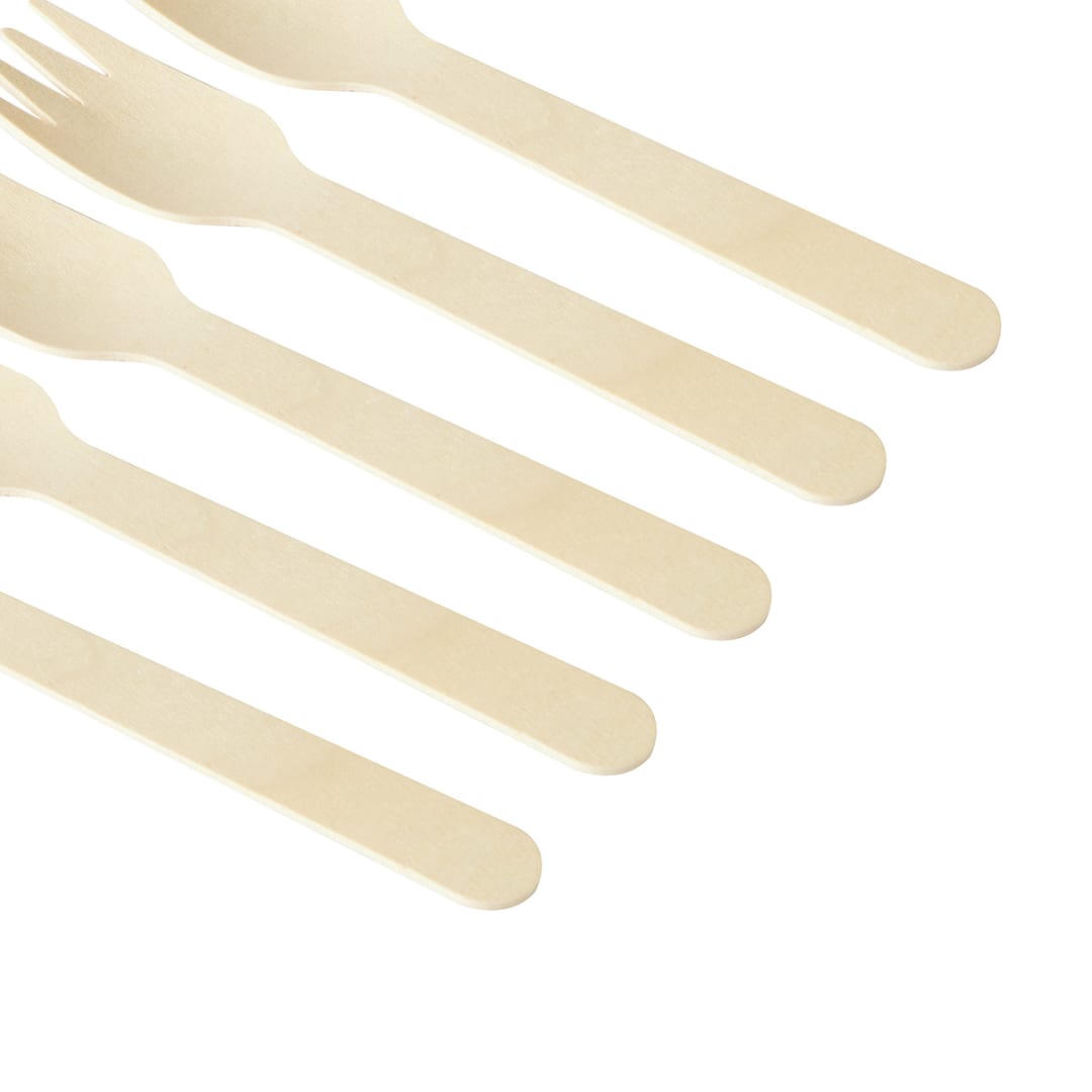 10 Piece Wooden Fork - Kmart