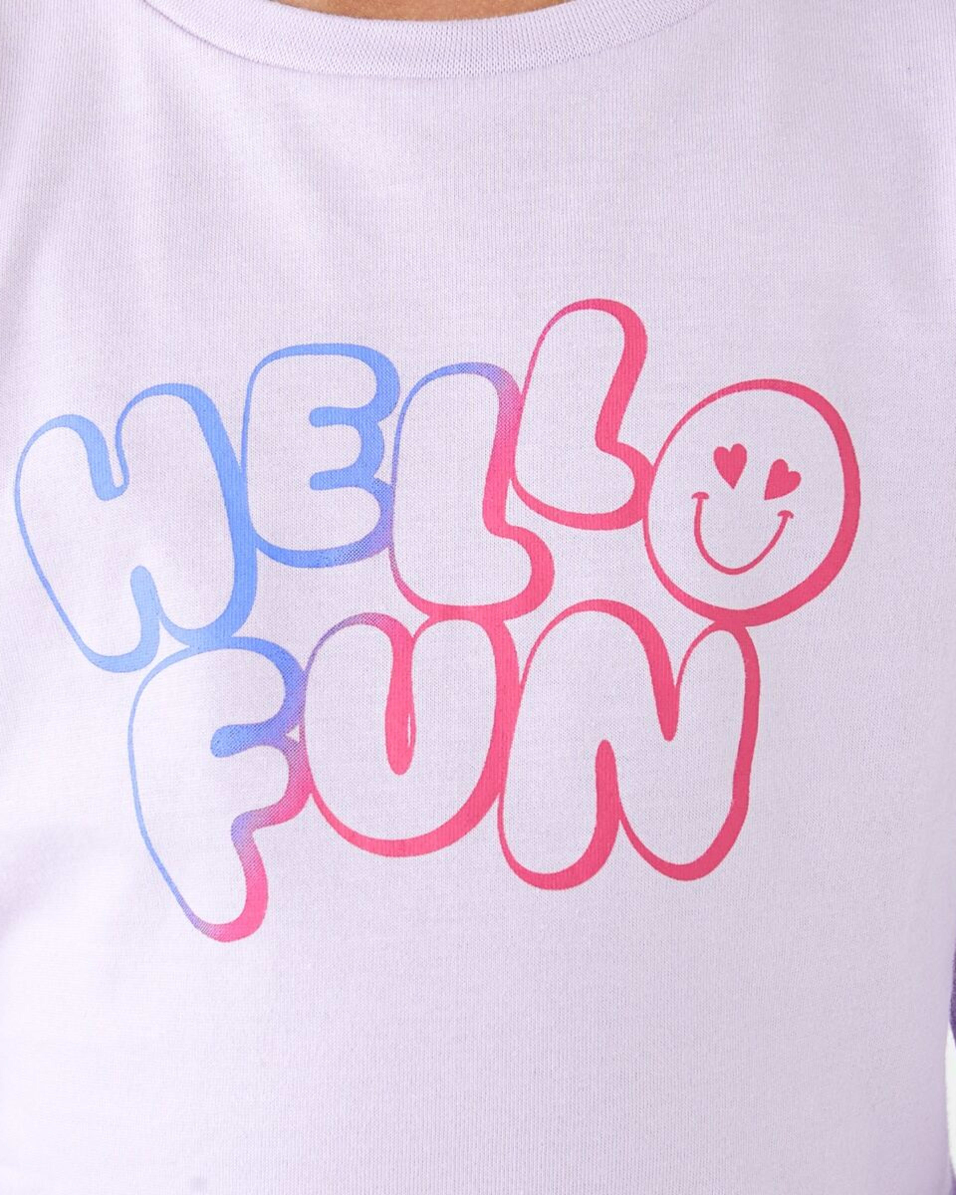 4 Print T-shirt Hello Fun, 4 of 8