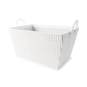 Tapered Ribbed Basket - W