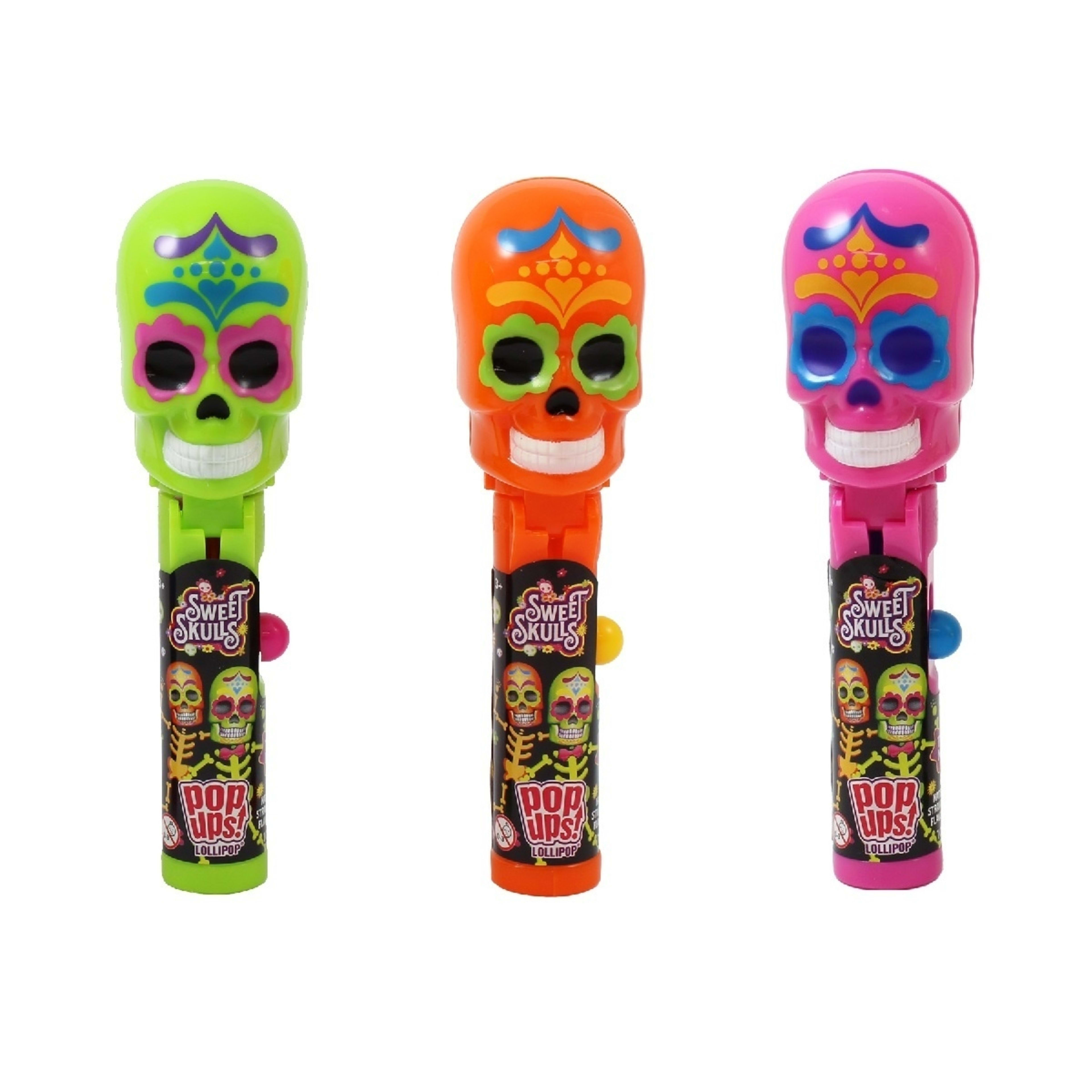1 Park Avenue Sweet Skulls Pop Ups Lollipop 10g - Assorted