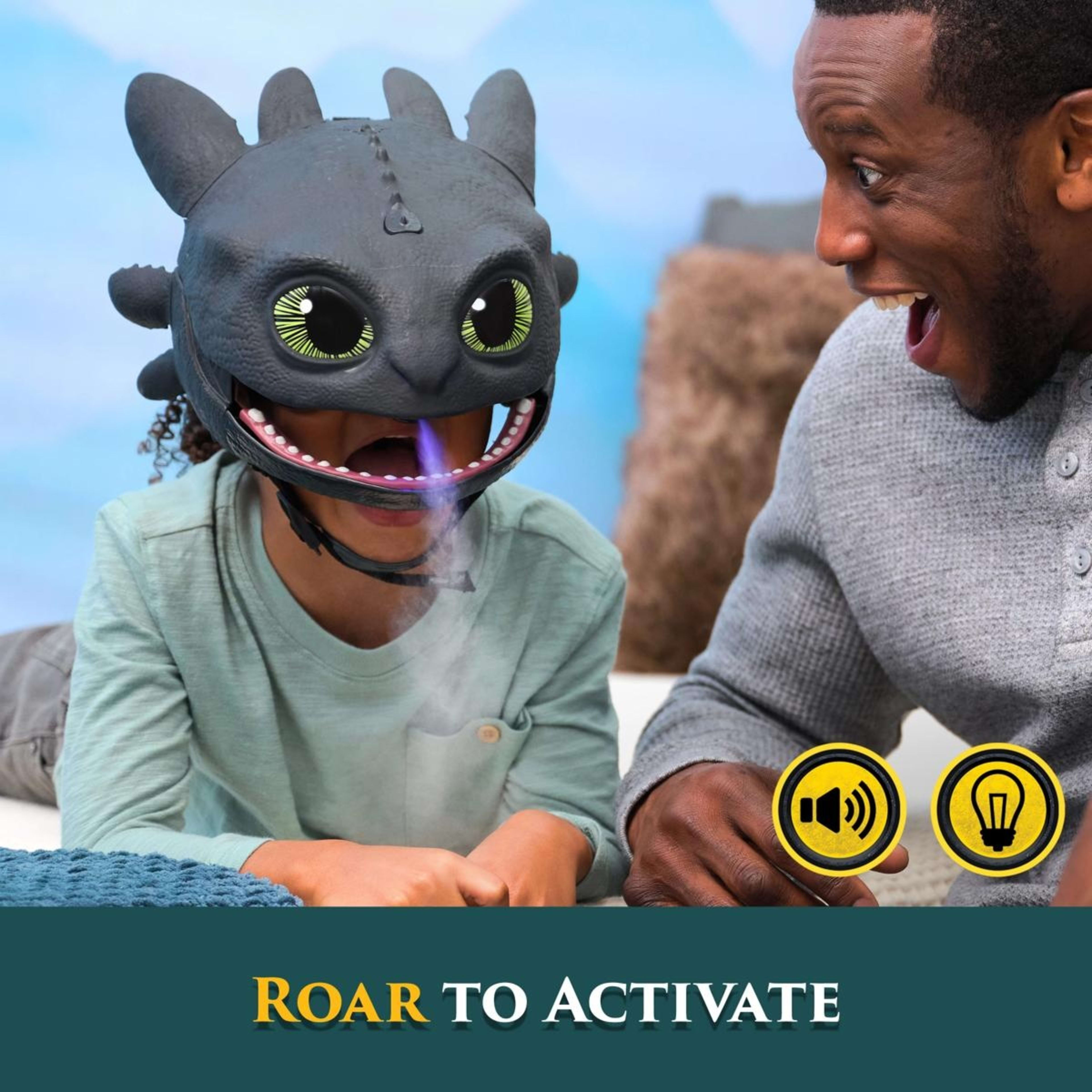 7 How To Train Your Dragon Blast and Roar Toothless Mask, 7 of 9