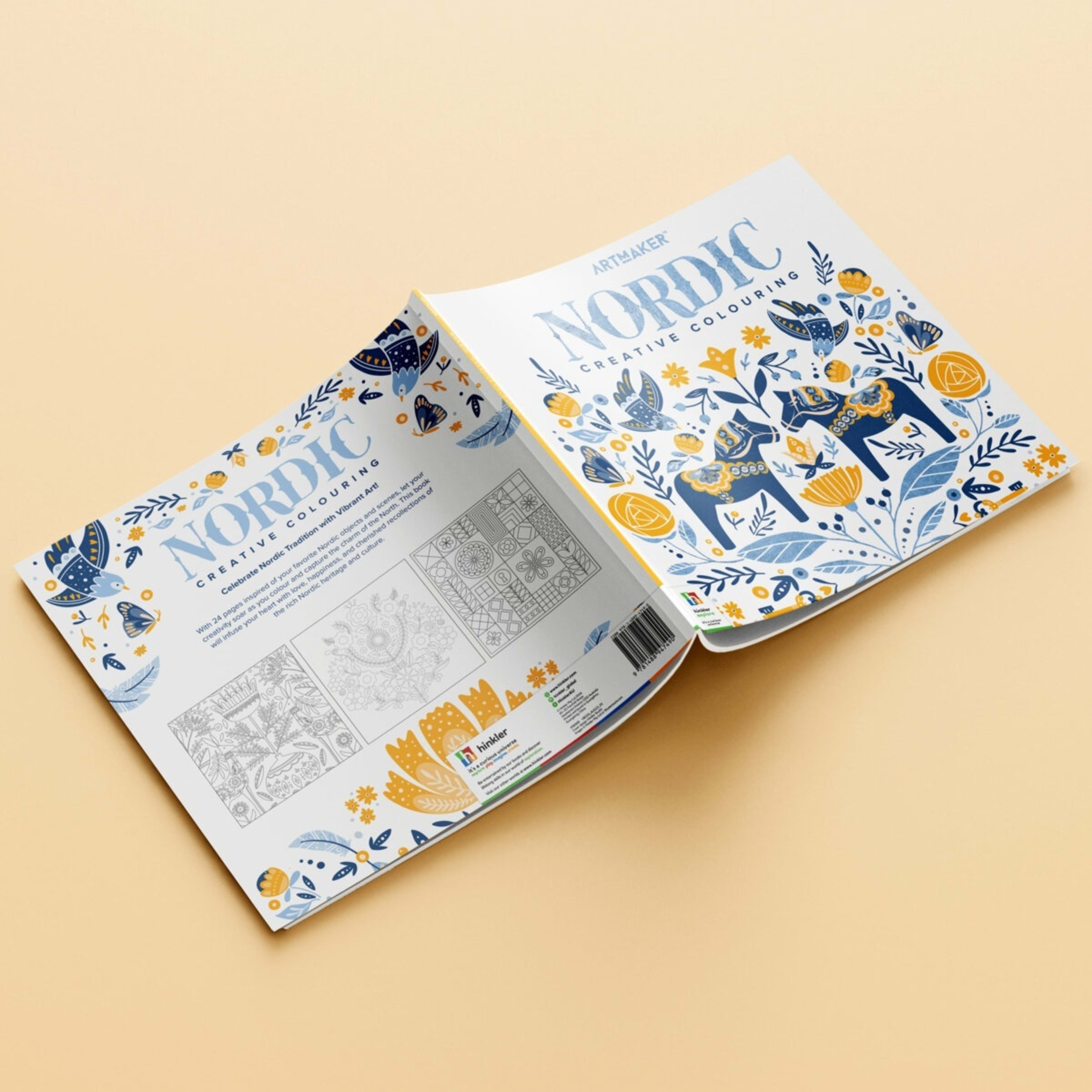 4 Art Maker Nordic Creative Colouring - Book, 4 of 5
