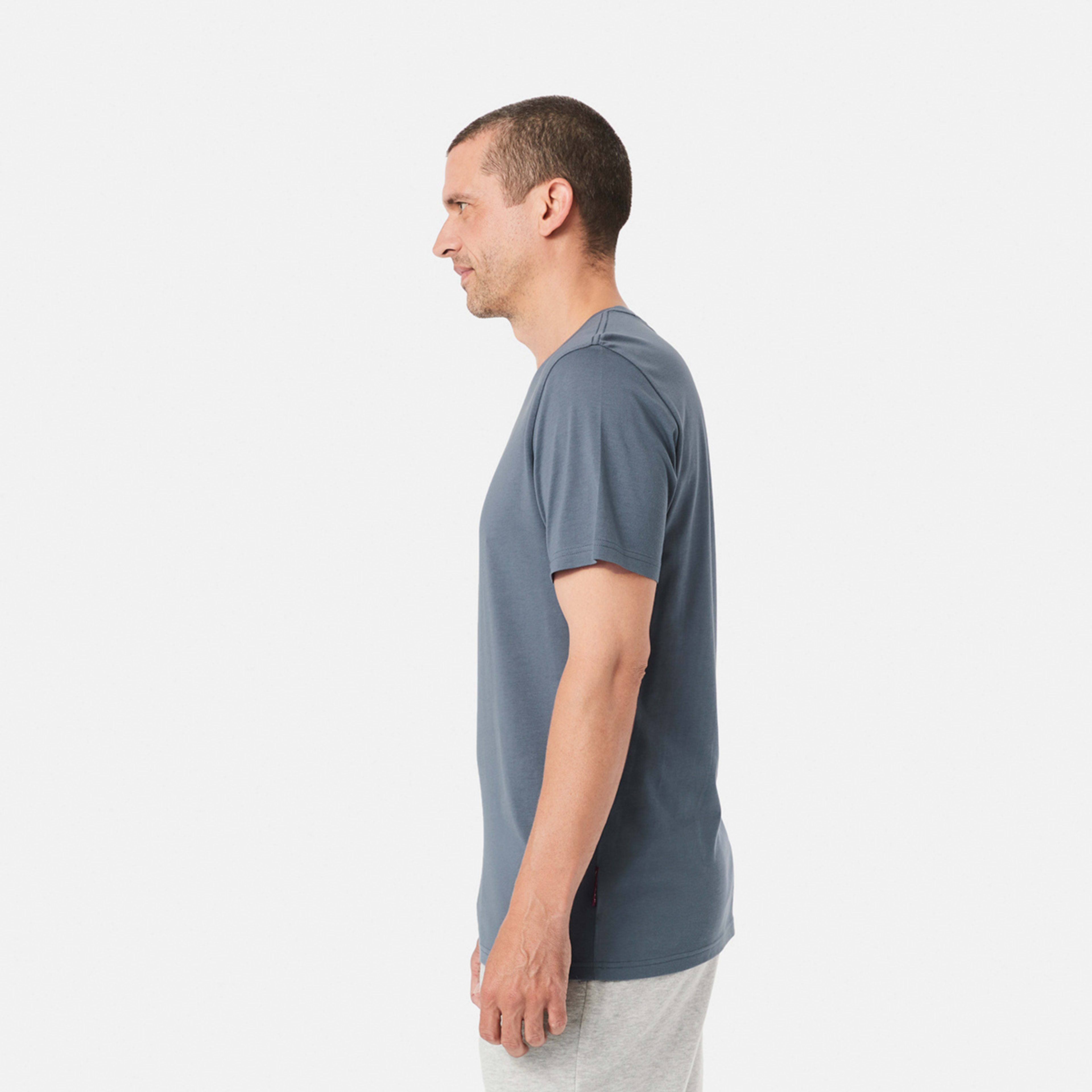 2 Short Sleeve Modal Blend Sleep Top Grisaille, 2 of 4