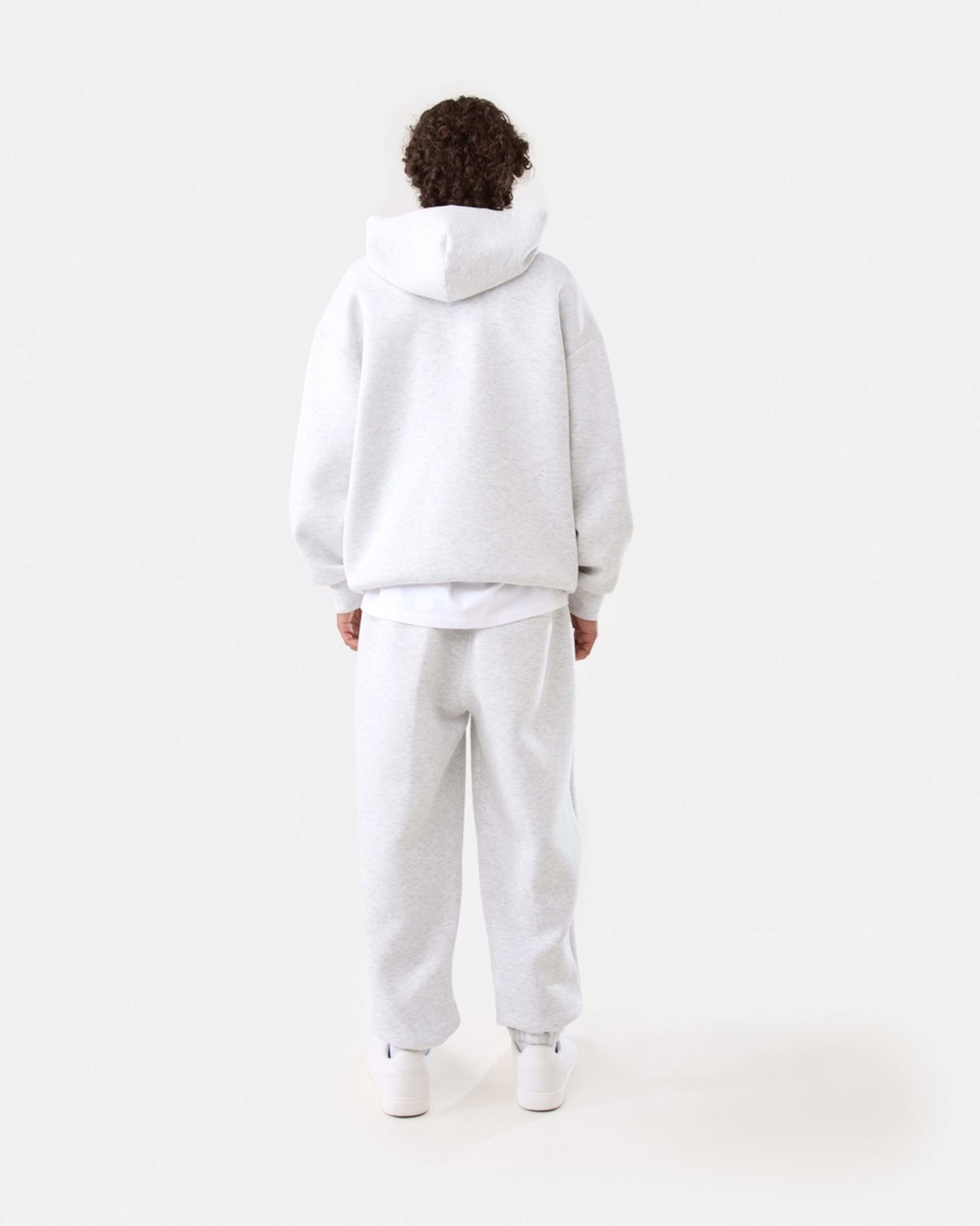 4 Oversized Scuba Hoodie WHITE MARLE, 4 of 7