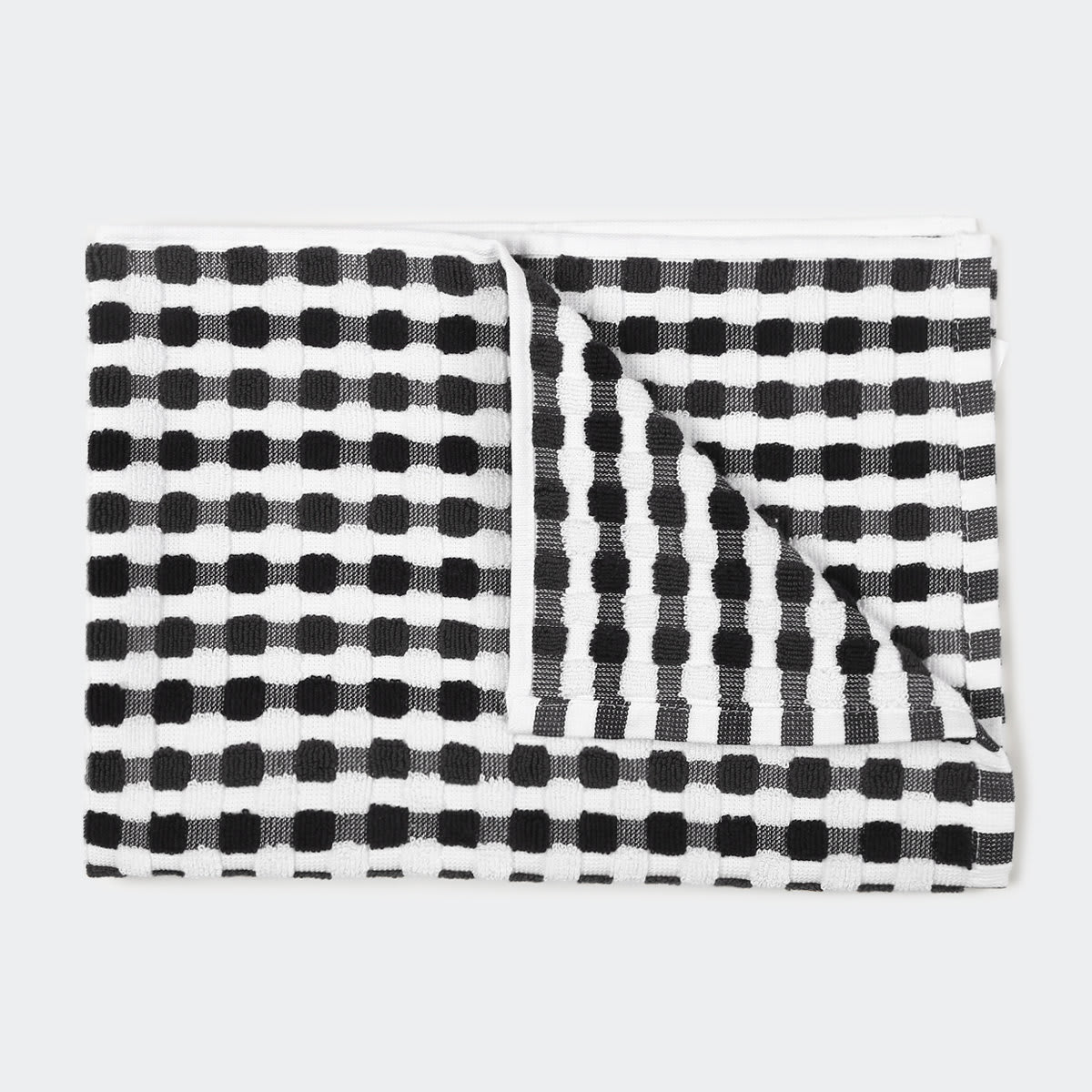 Monochrome Popcorn Hand Towel Kmart