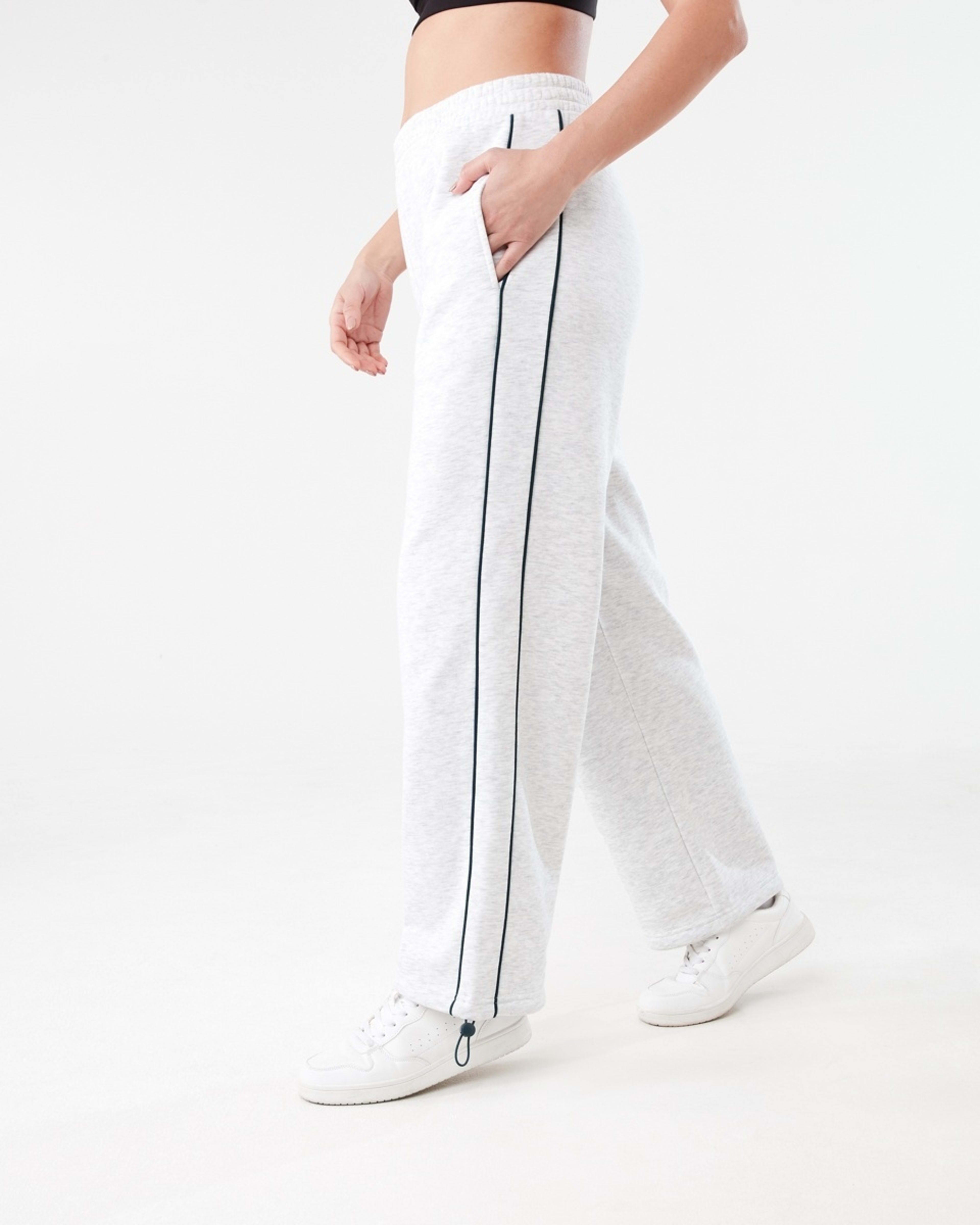 2 Toggle Hem Trackpants Wht Marle, 2 of 7