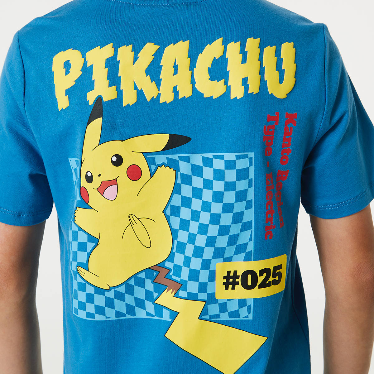 Pikachu Back Print License T-shirt - Kmart