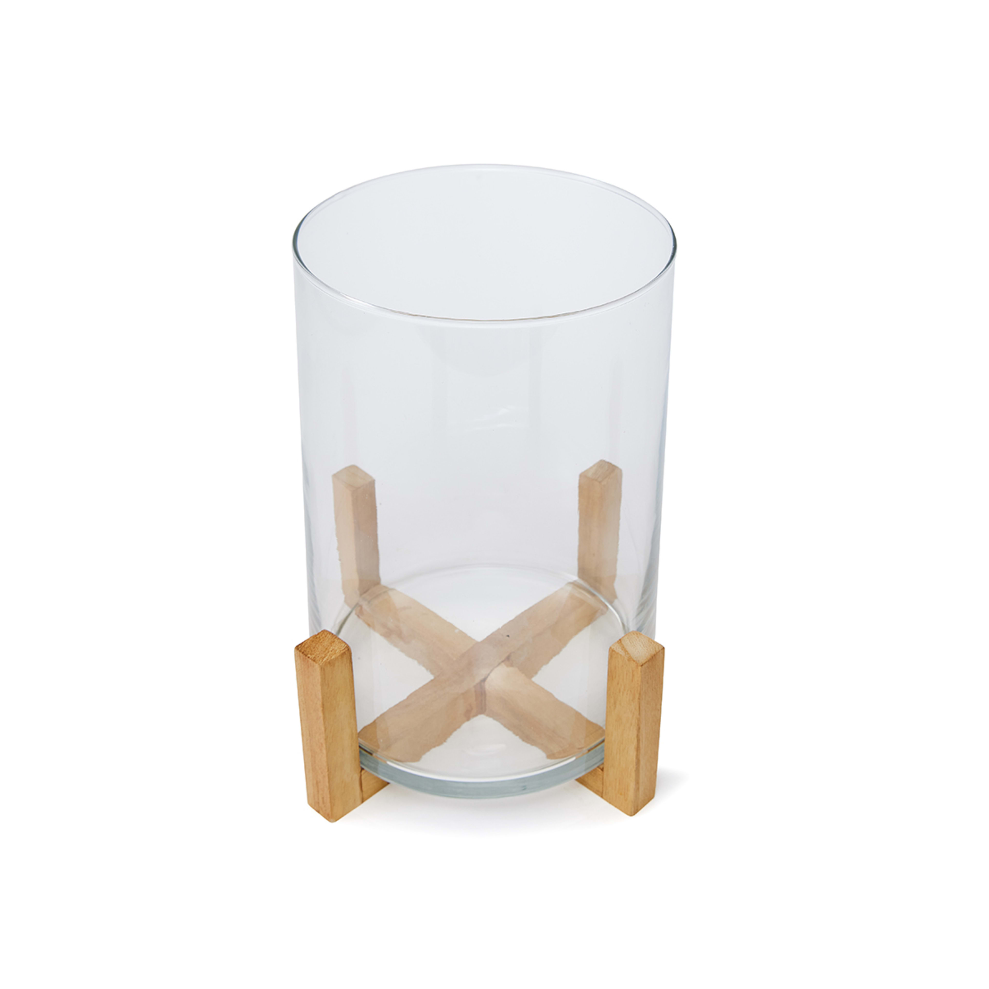 Glass Pillar Holder on Stand Kmart