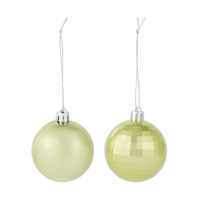 47 Pack 6cm Christmas Baubles Festive Fun Kmart