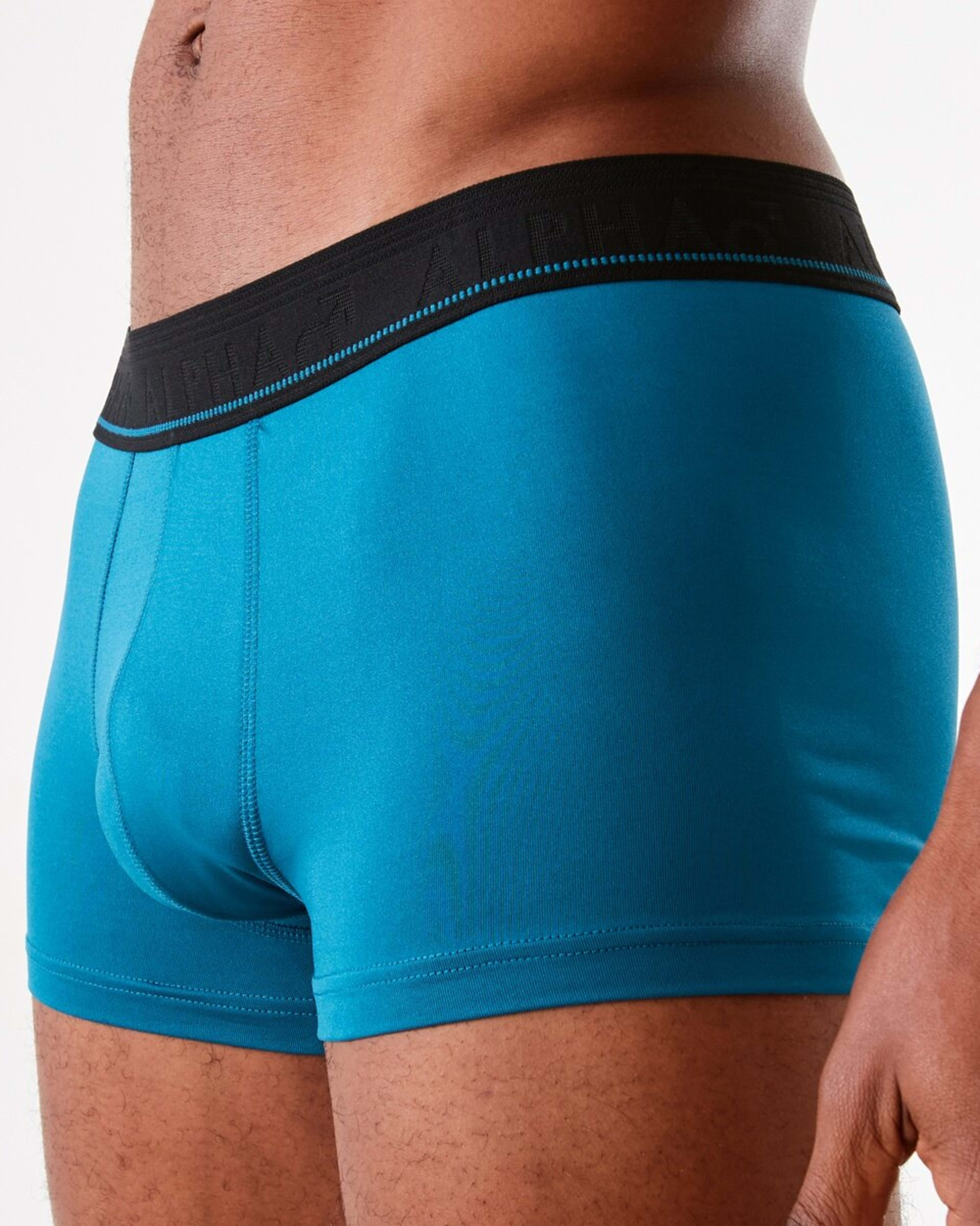 5 3 Pack Stay Fresh Plain Trunks Fresh Blue, 5 of 8