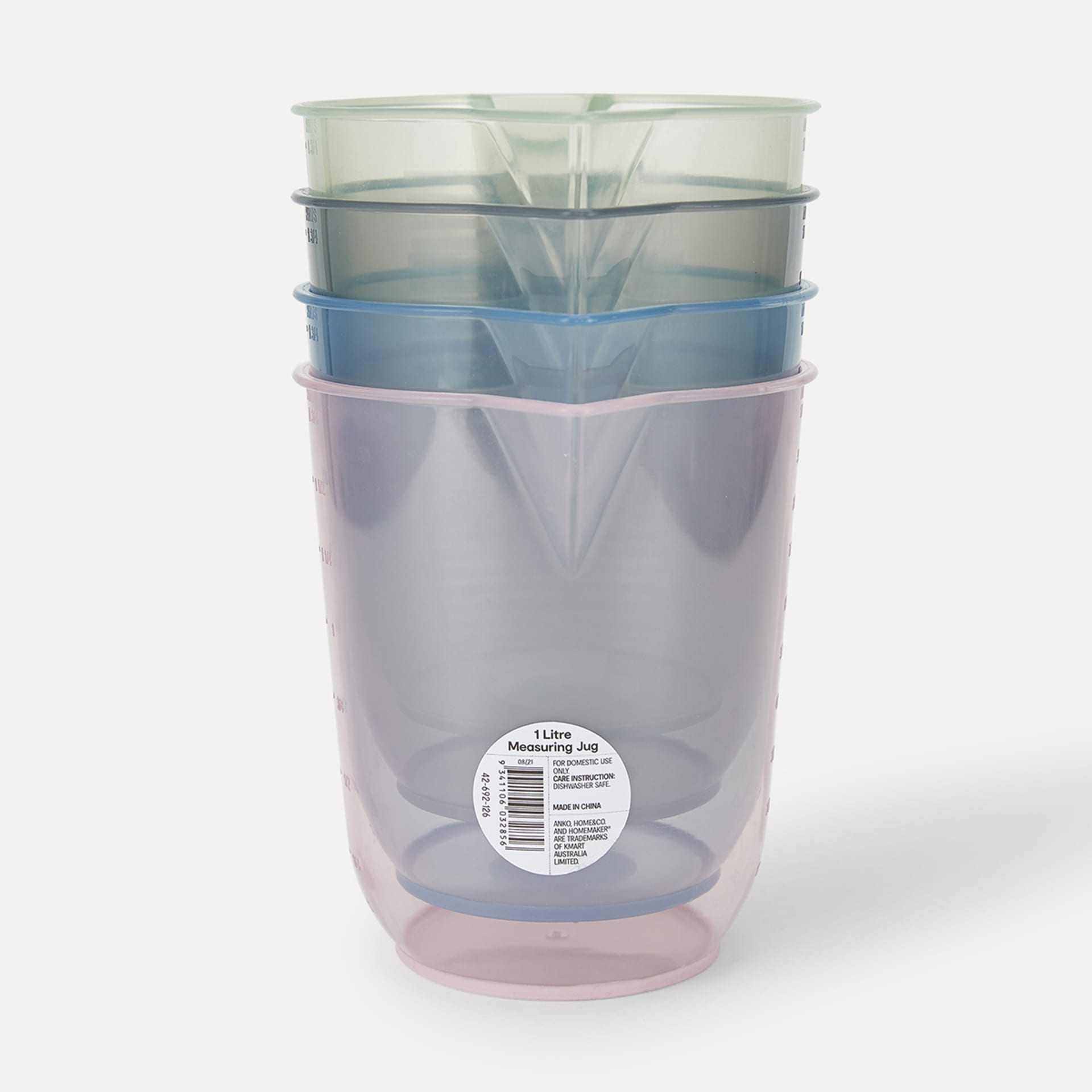 1 Litre Measuring Jug Assorted Kmart