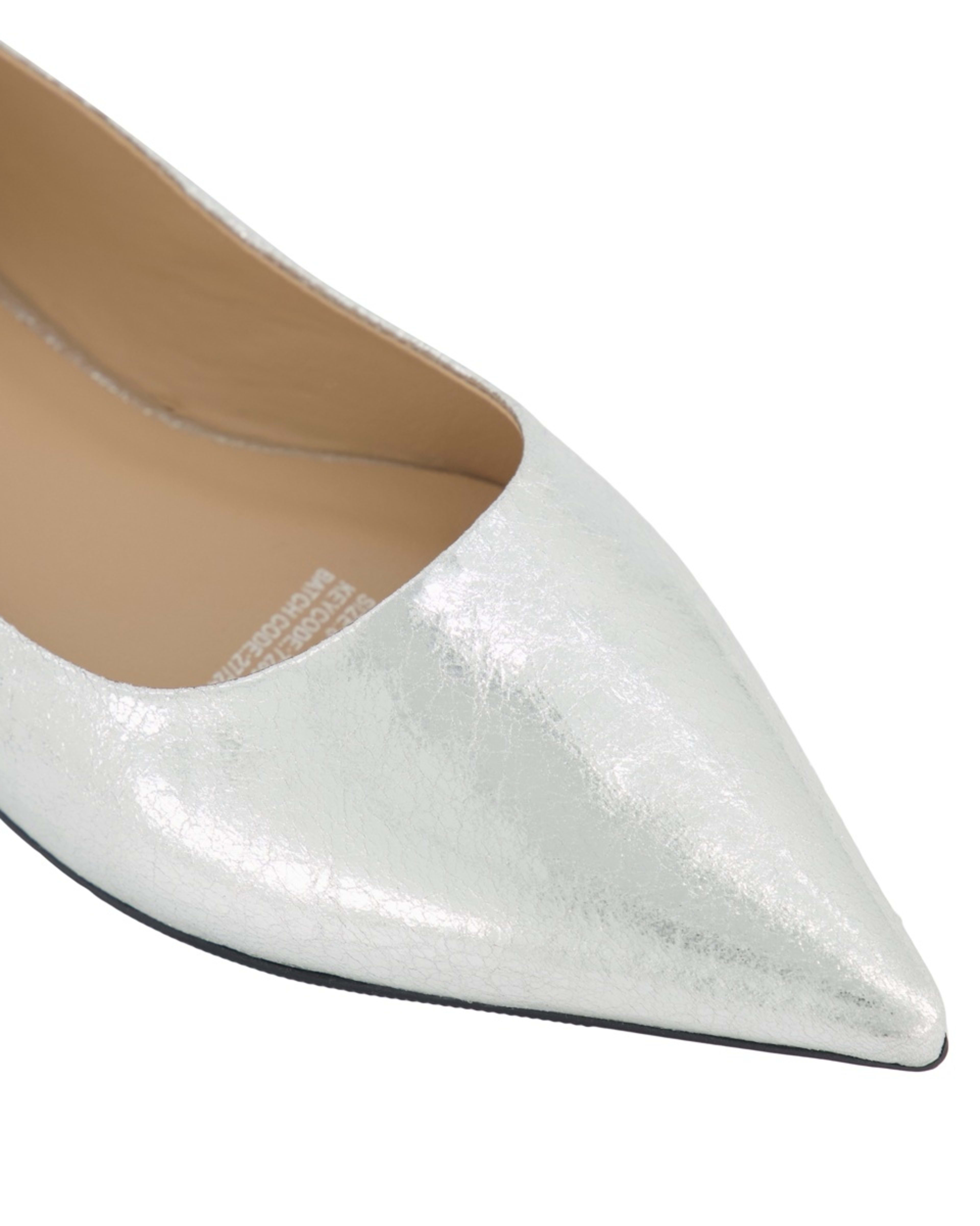 5 Pointed Toe Flats Silver, 5 of 5