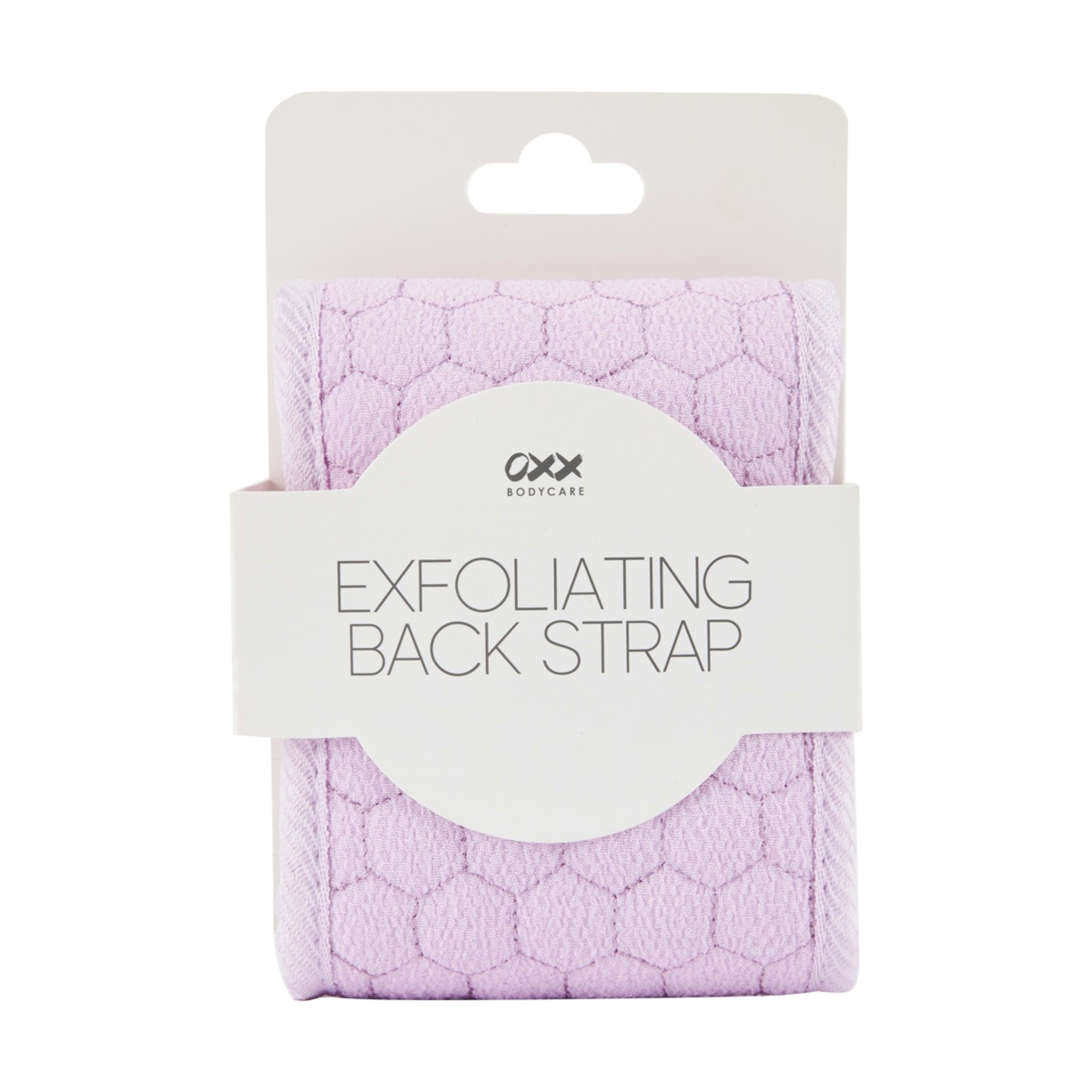 1 OXX Bodycare Exfoliating Back Strap - Purple