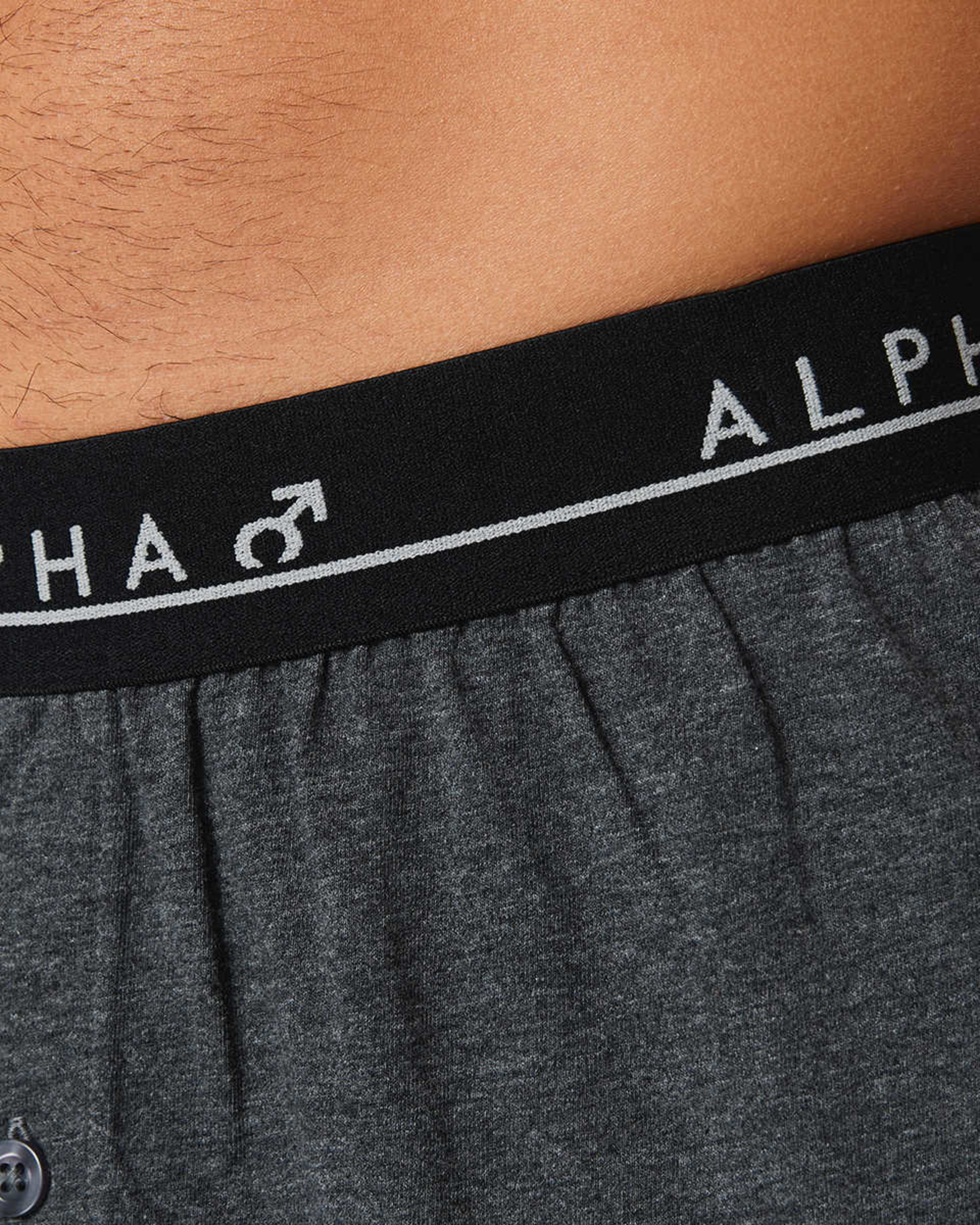 6 3 Pack Plain Jersey Boxers GREY NAVY CHARCOAL, 6 of 7