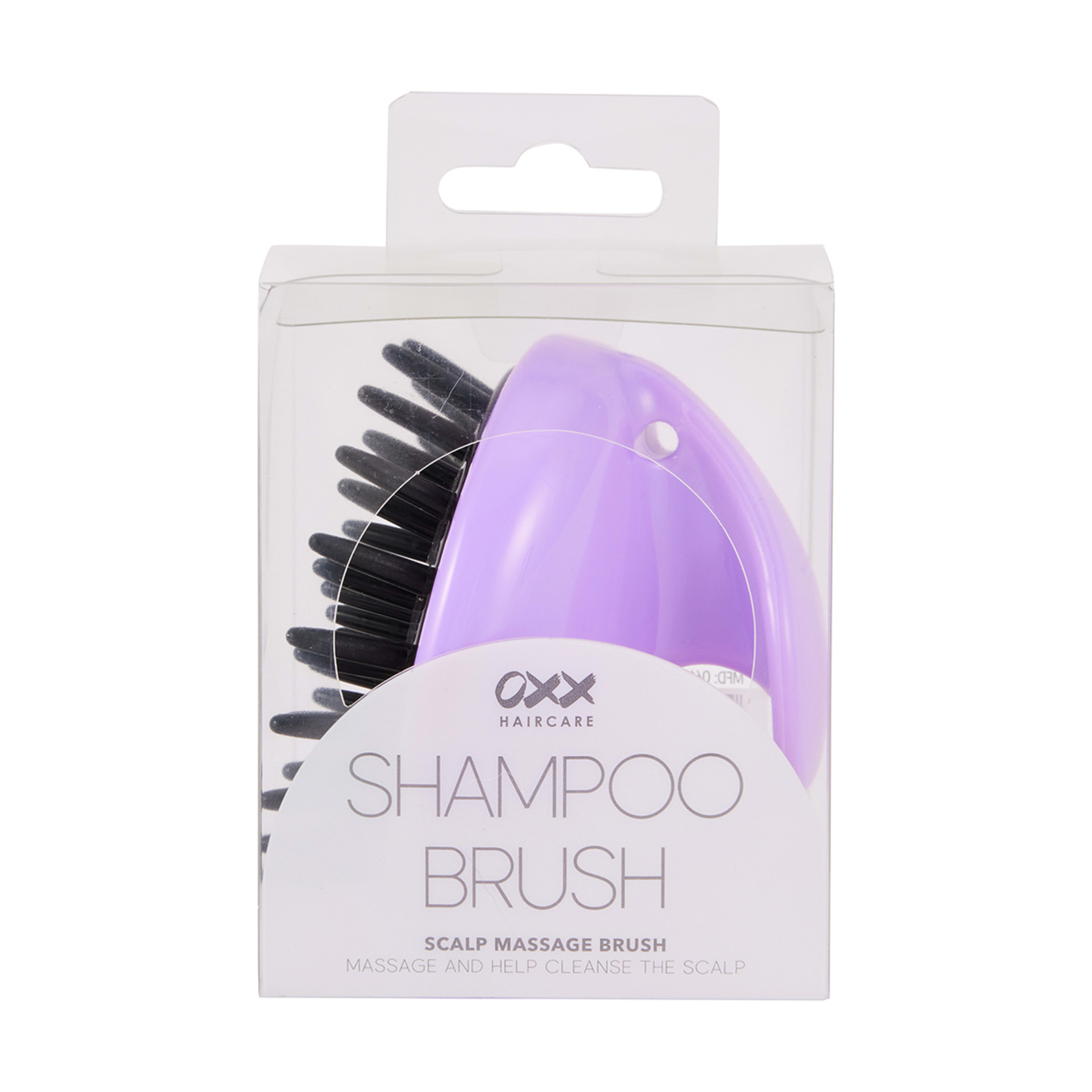 4 OXX Haircare Shampoo and Scalp Massage Brush - Purple, 4 of 4