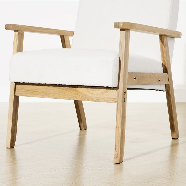 Timber Boucle Chair - Kmart