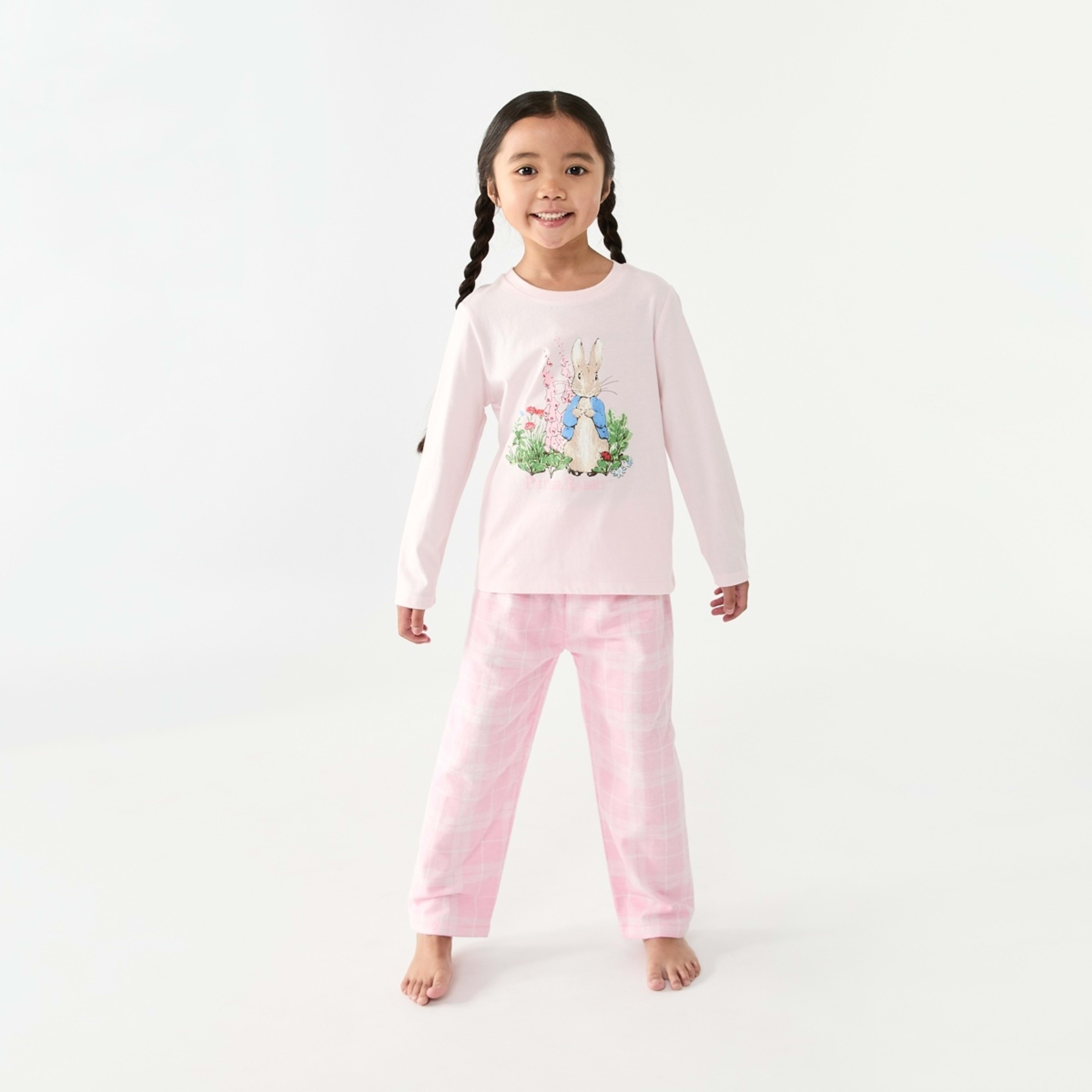 1 Peter Rabbit License Knit Flannel Pyjama Set Peter Rabbit, 1 of 9