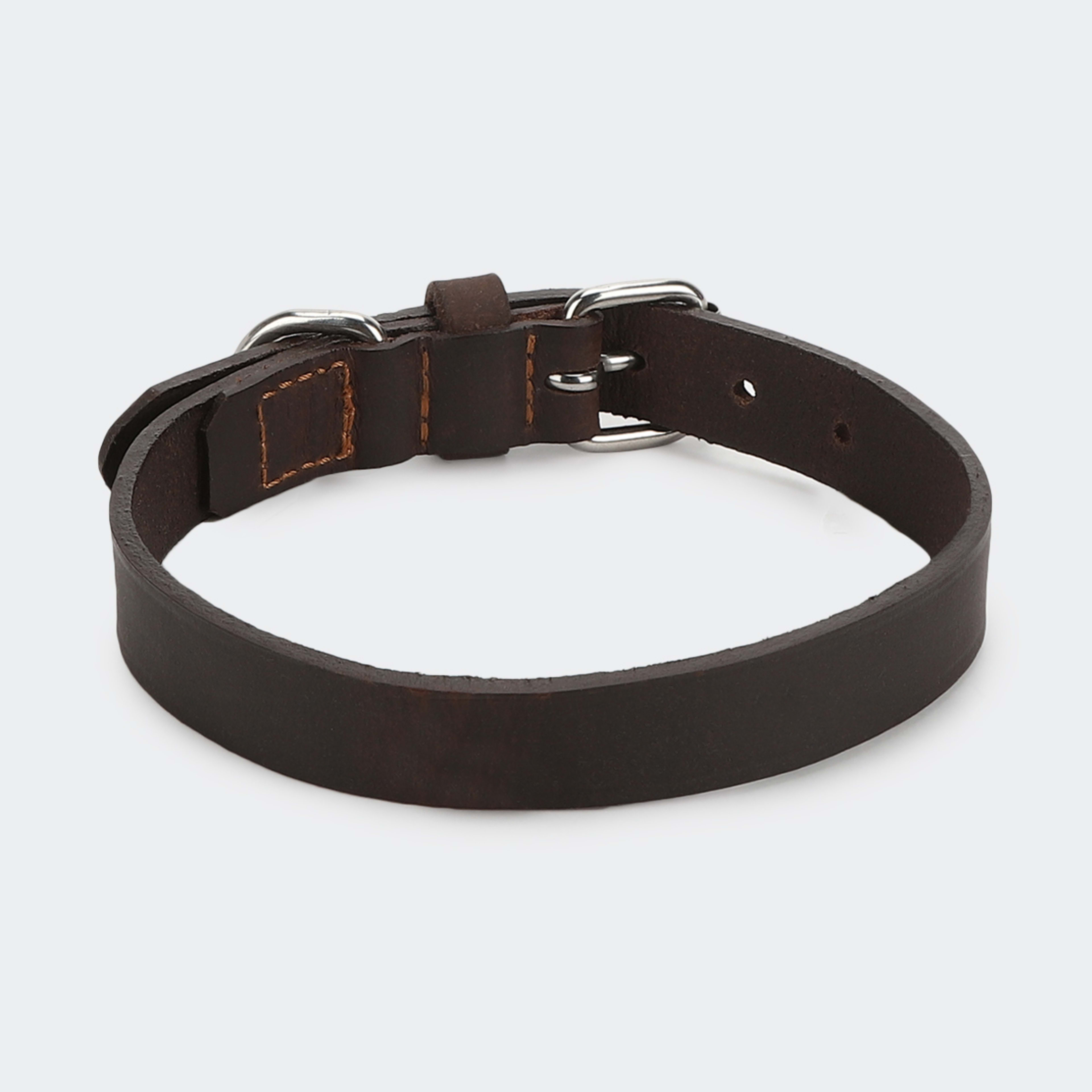 Dog Collar Leather Medium Kmart