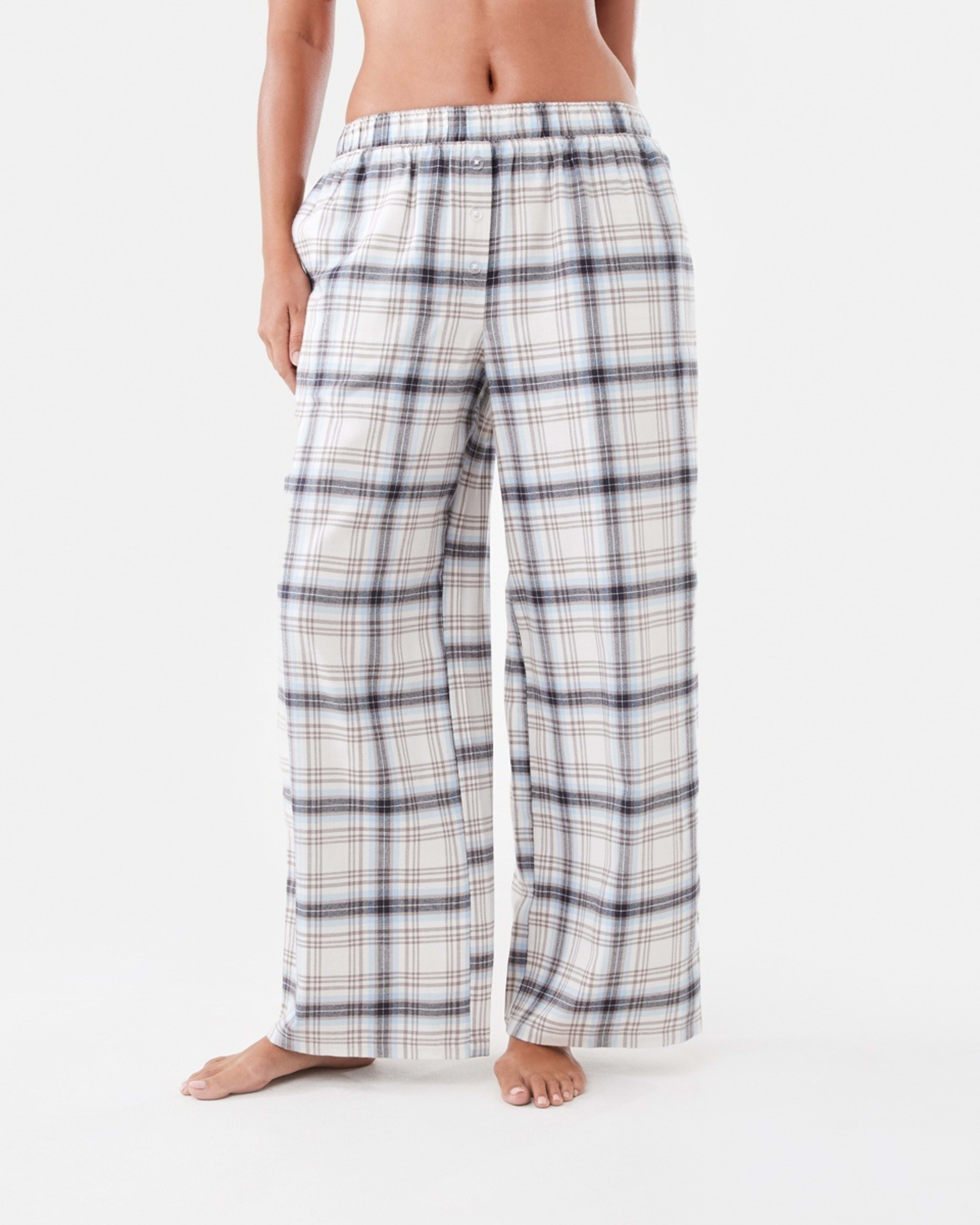 1 Boyfriend Flannel Pants Grey Chk, 1 of 6