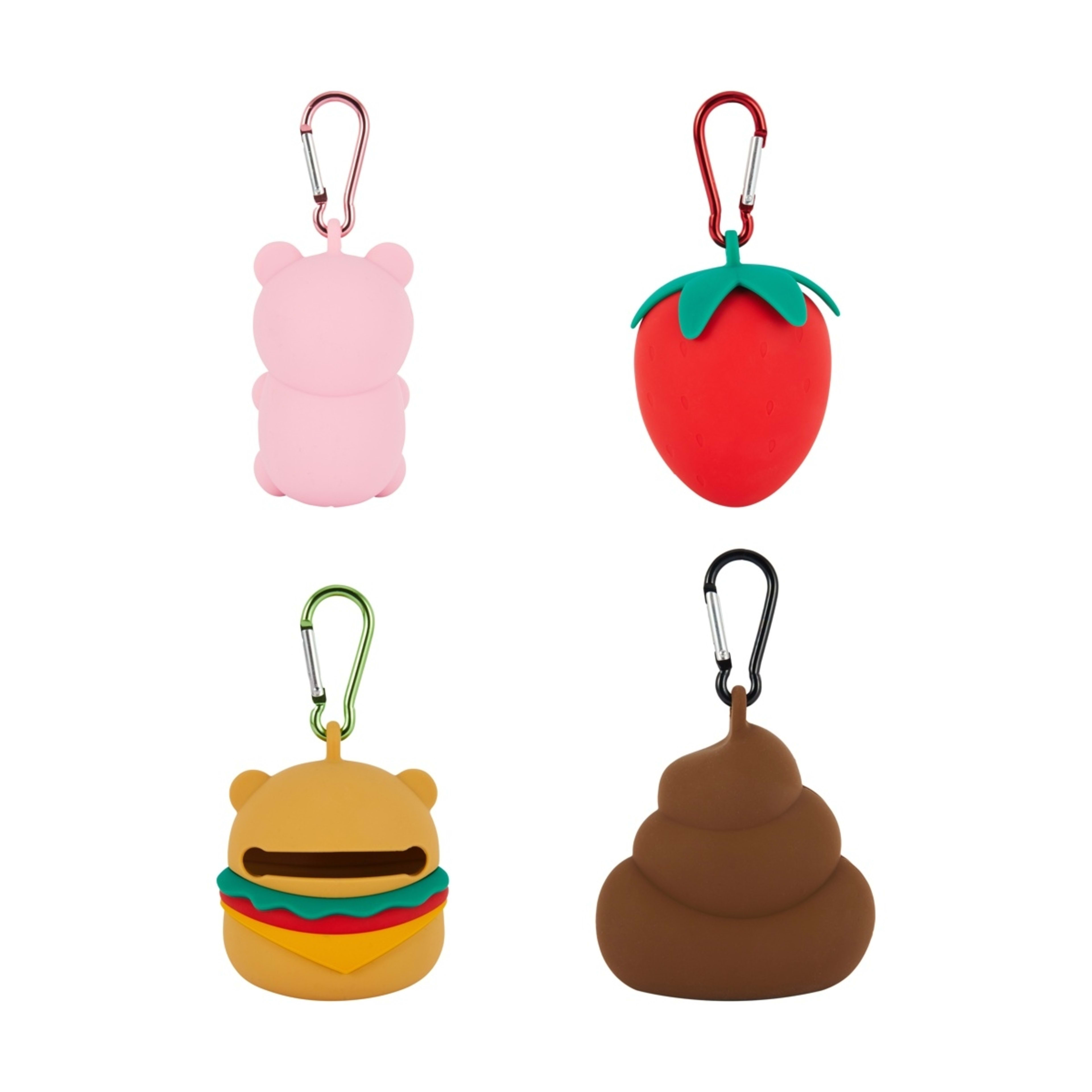 4 Pet Poo Bag Holder Novelty - Assorted, 4 of 5