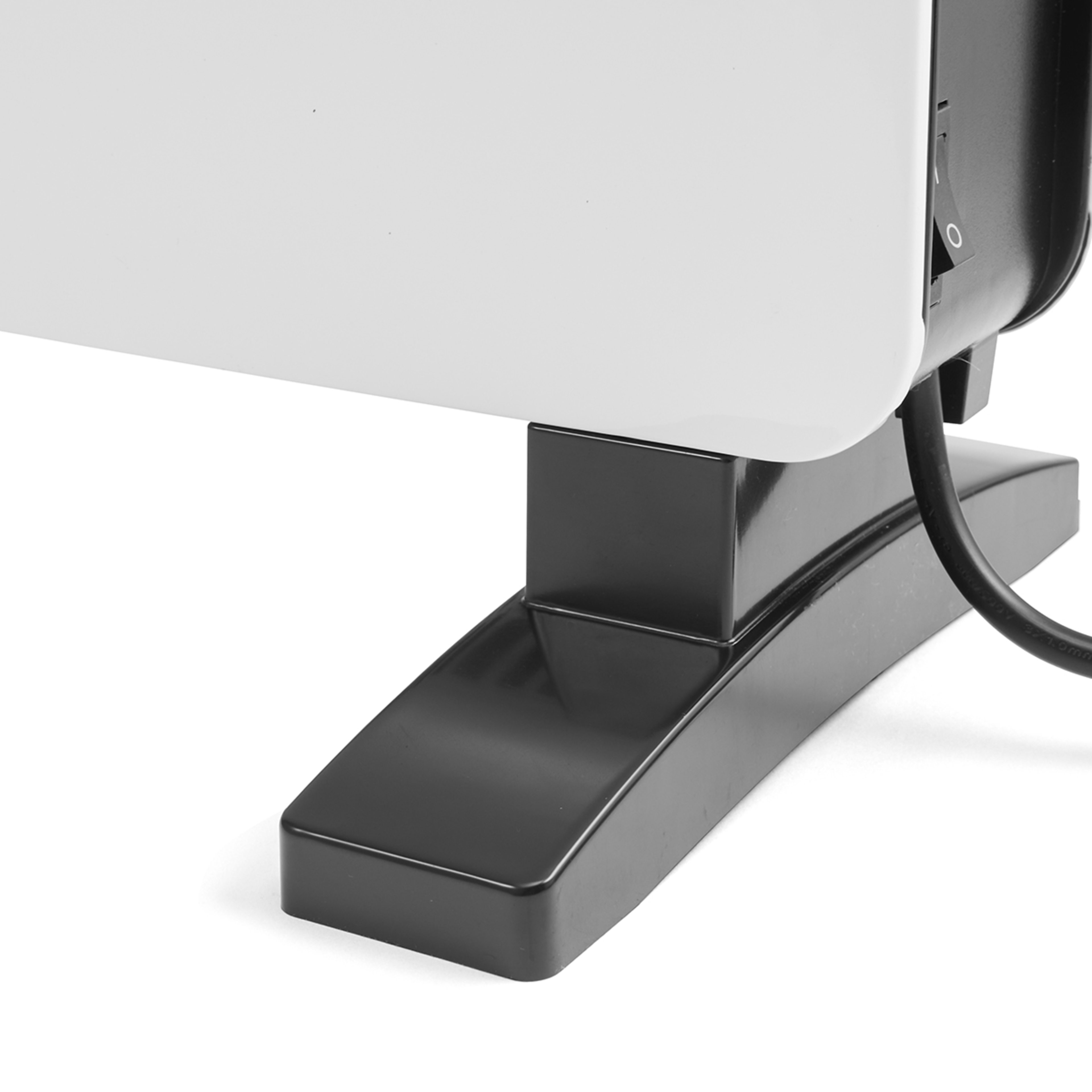 6 Convection Heater with Timer - White and Black, 6 of 9