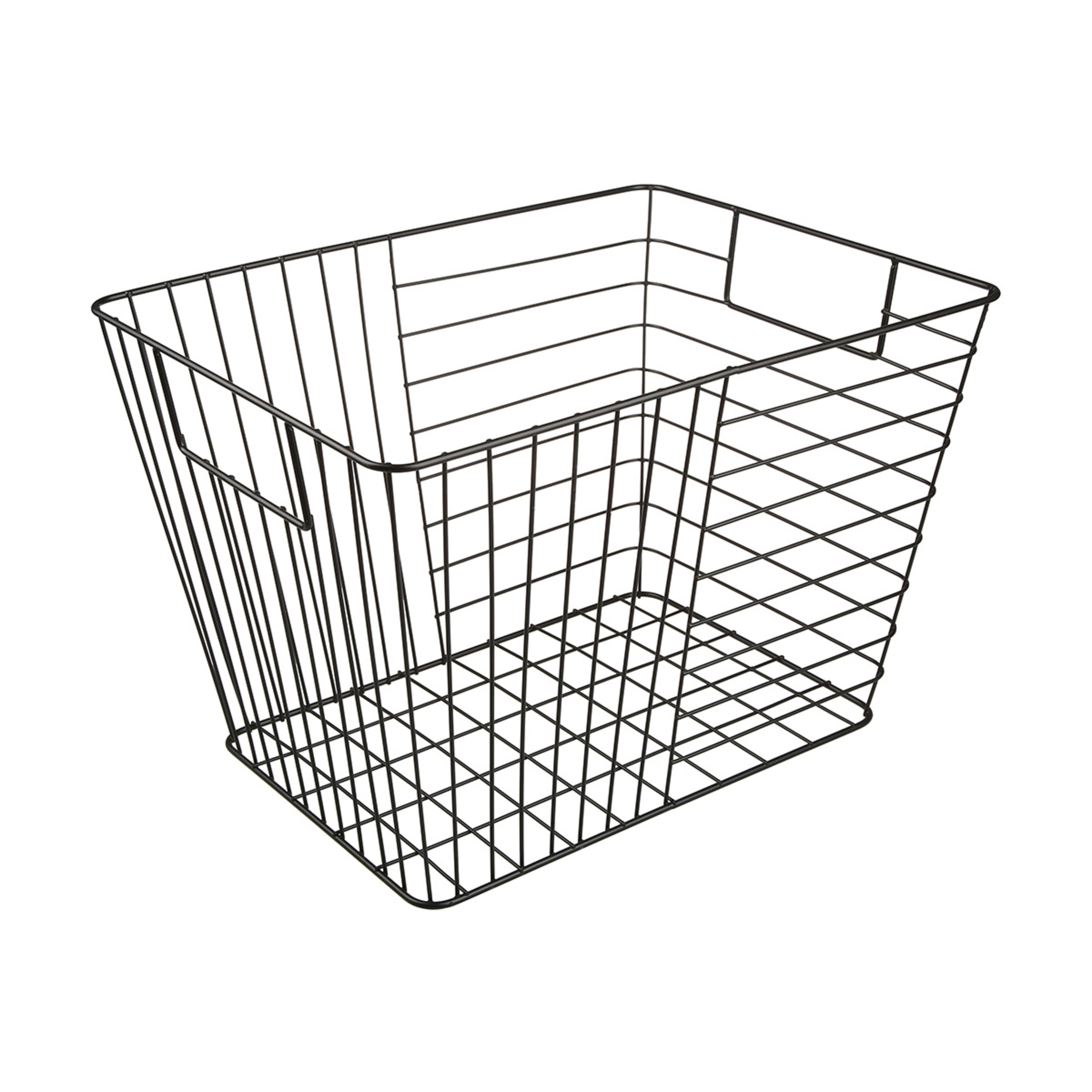 Rectangular Wire Basket Black Kmart