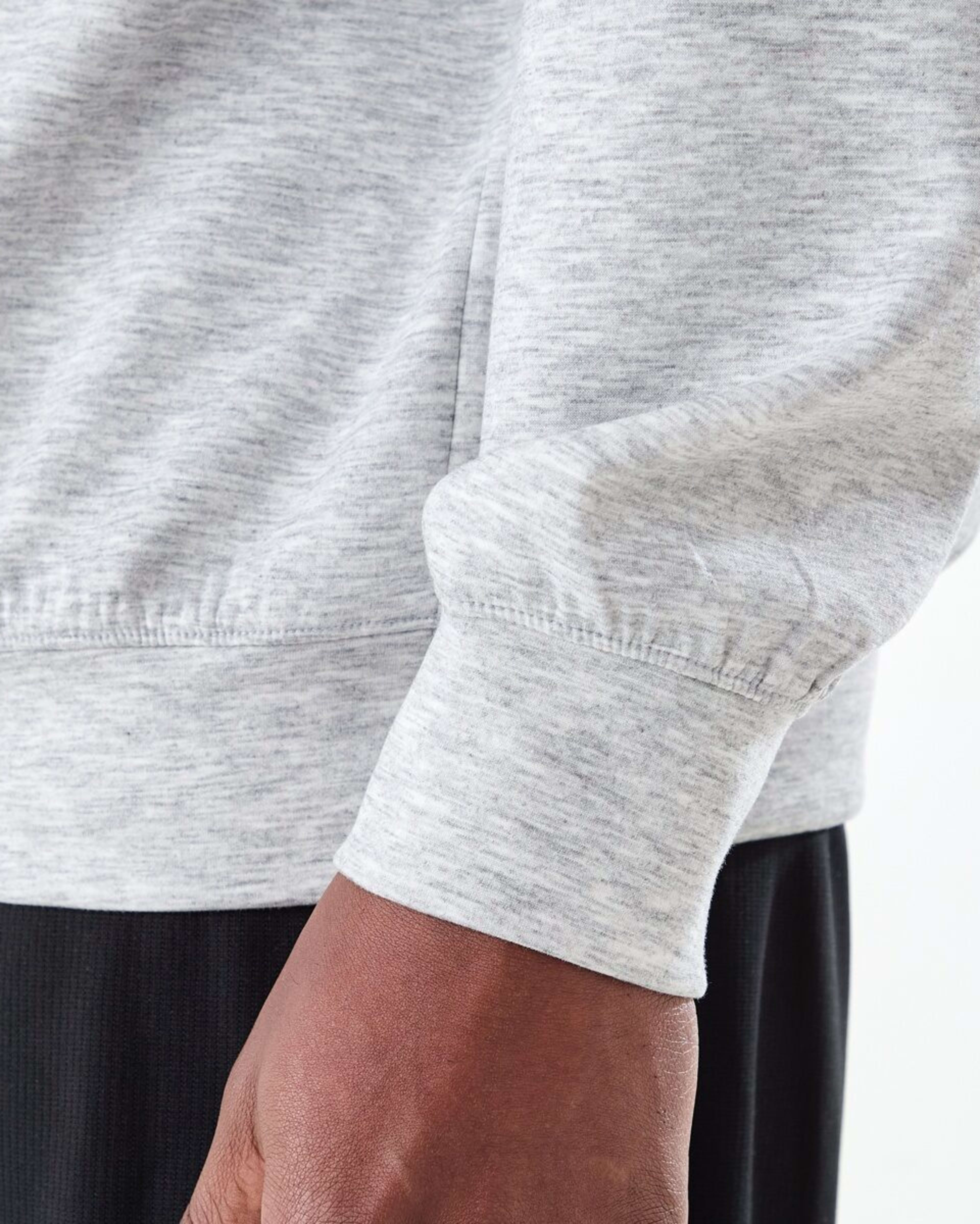 6 Active Mens Relaxed Scuba Crew Neck Sweatshirt GREY MARLE CORE, 6 of 6