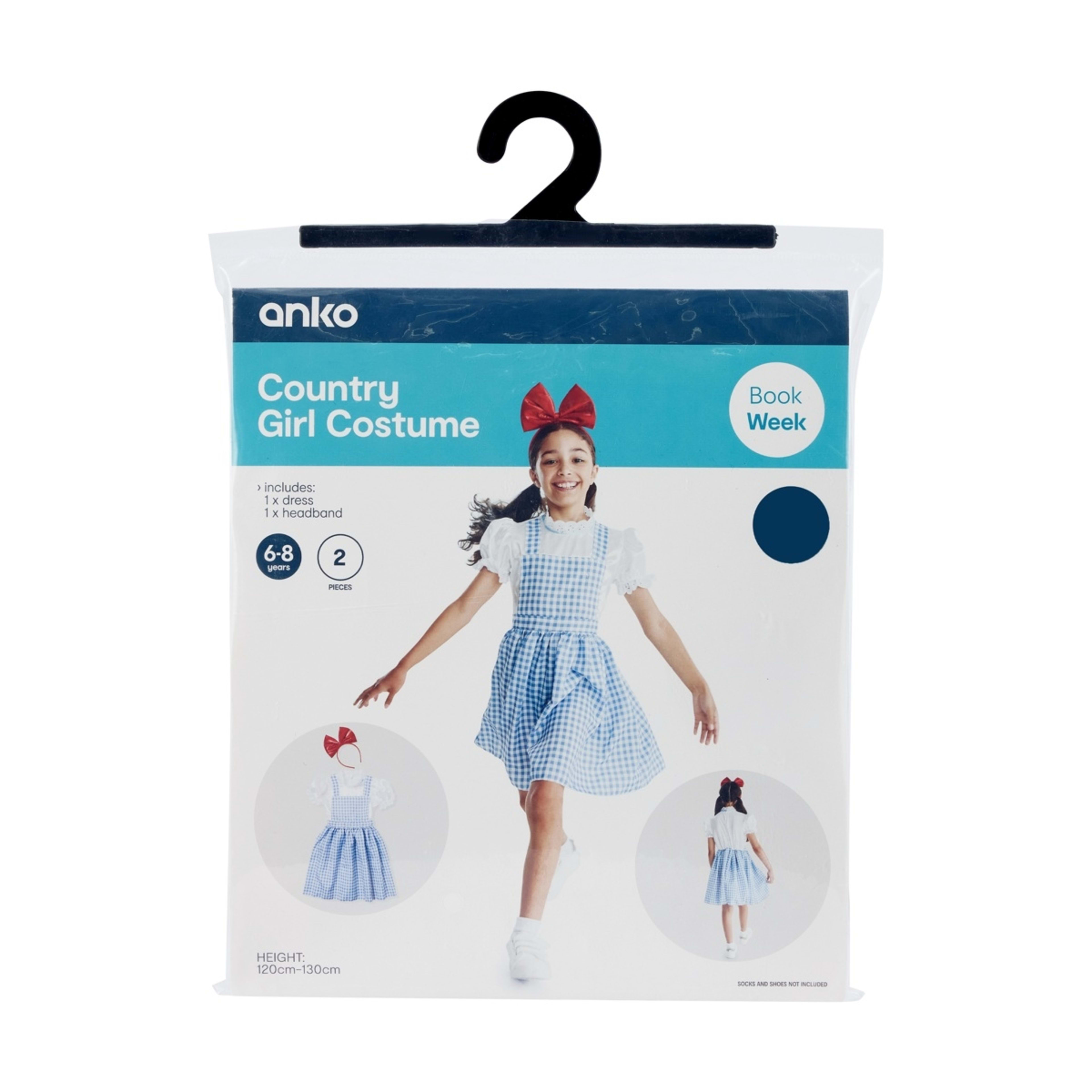 10 Country Girl Costume - Ages 6-8, 10 of 10