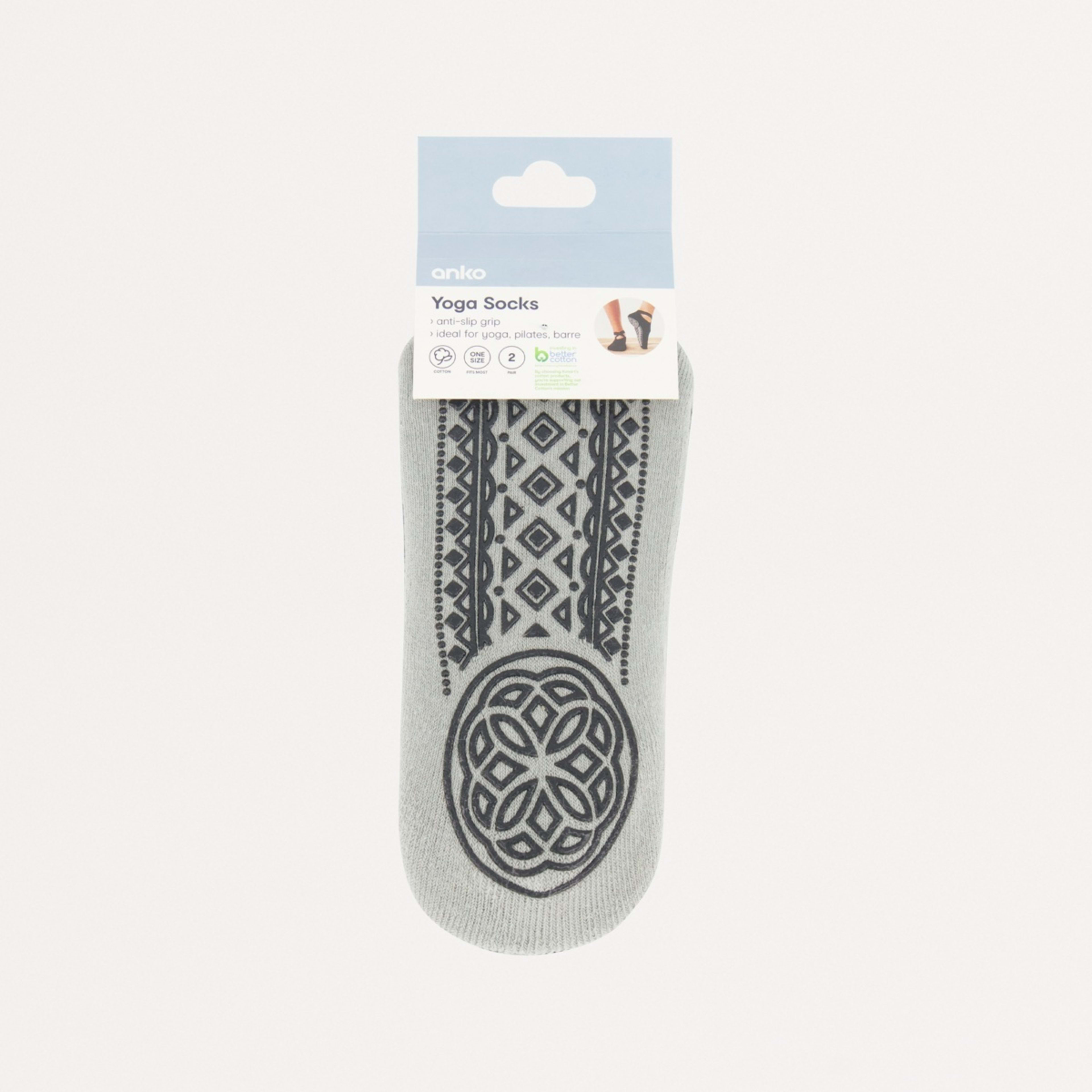 10 2 Pack Yoga Socks, 10 of 10