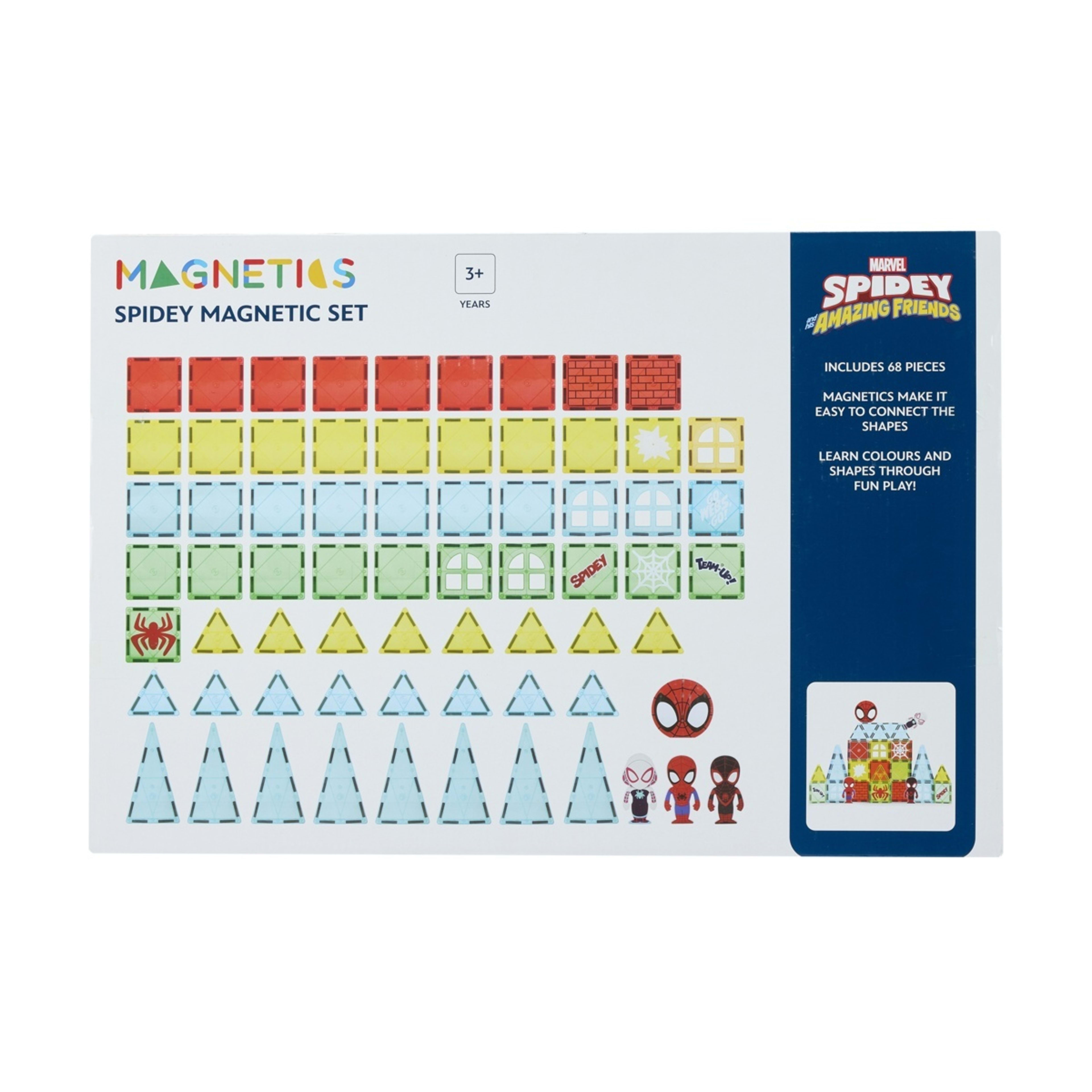 10 68 Piece Marvel Spidey and His Amazing Friends Spidey Magnetic Set, 10 of 10