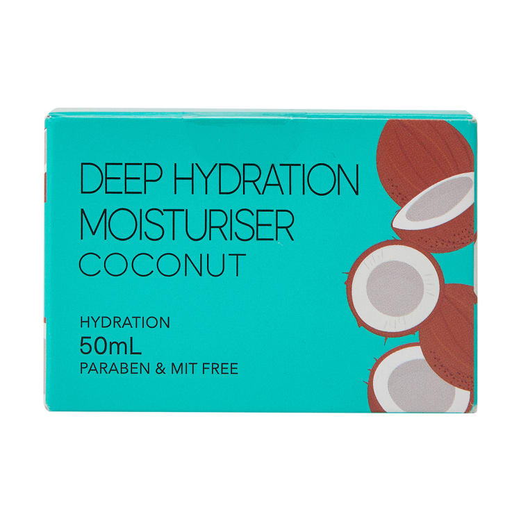 Deep Hydration Moisturiser 50ml Coconut Kmart