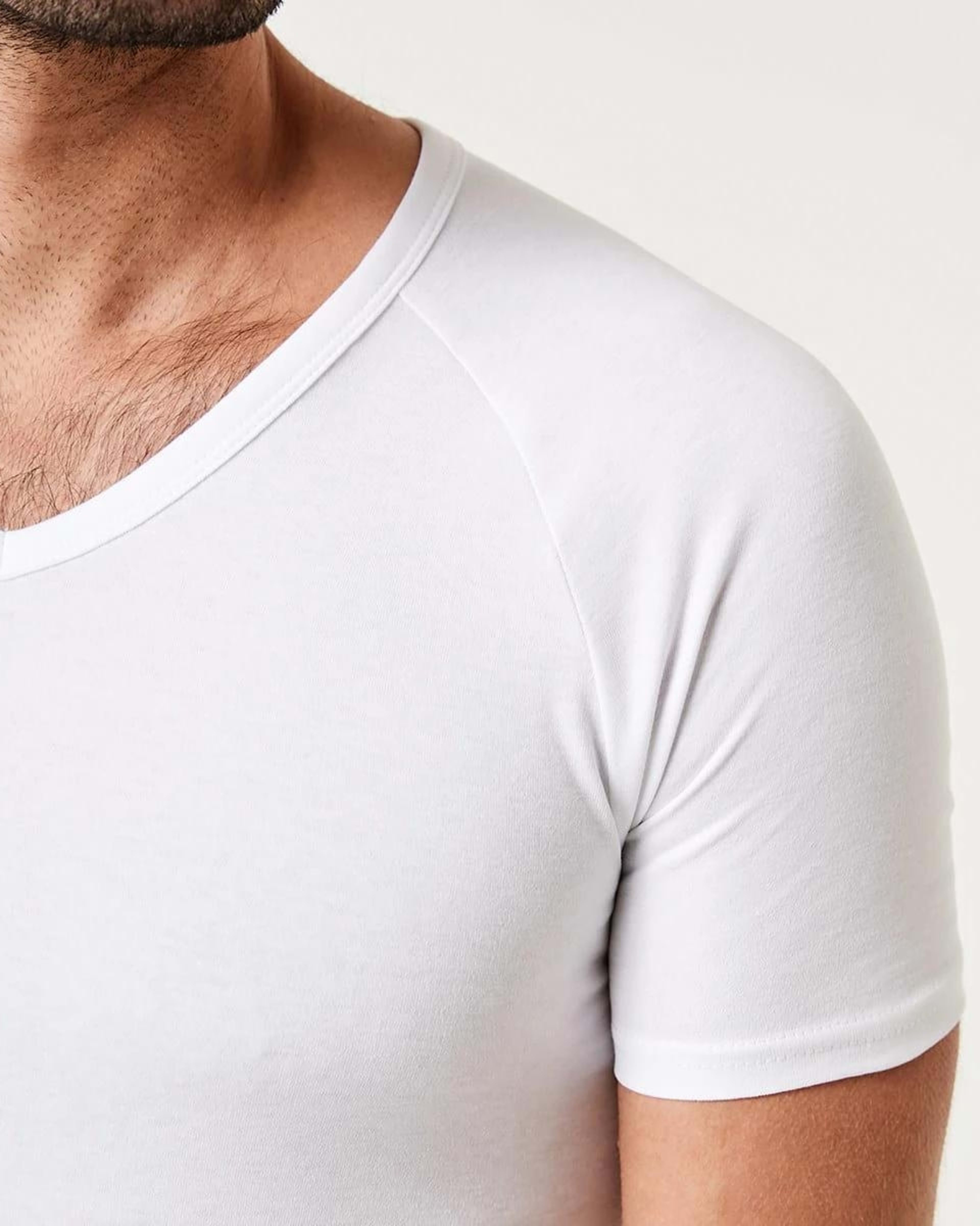 4 2 Pack Raglan Sleeve V-Neck Tee WHITE, 4 of 10