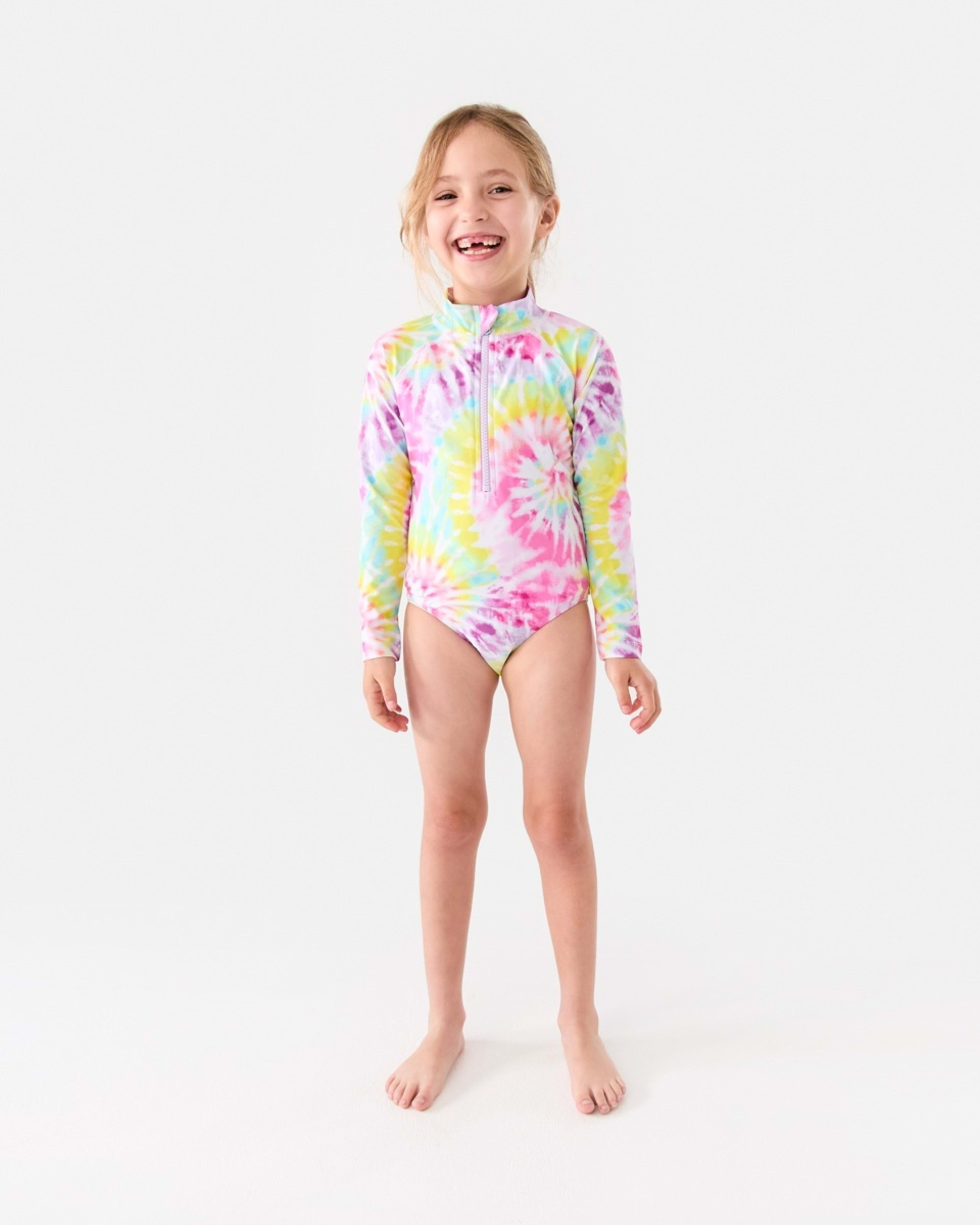 5 Long Sleeve One Piece Swimsuit Mt Tie Dye, 5 of 8
