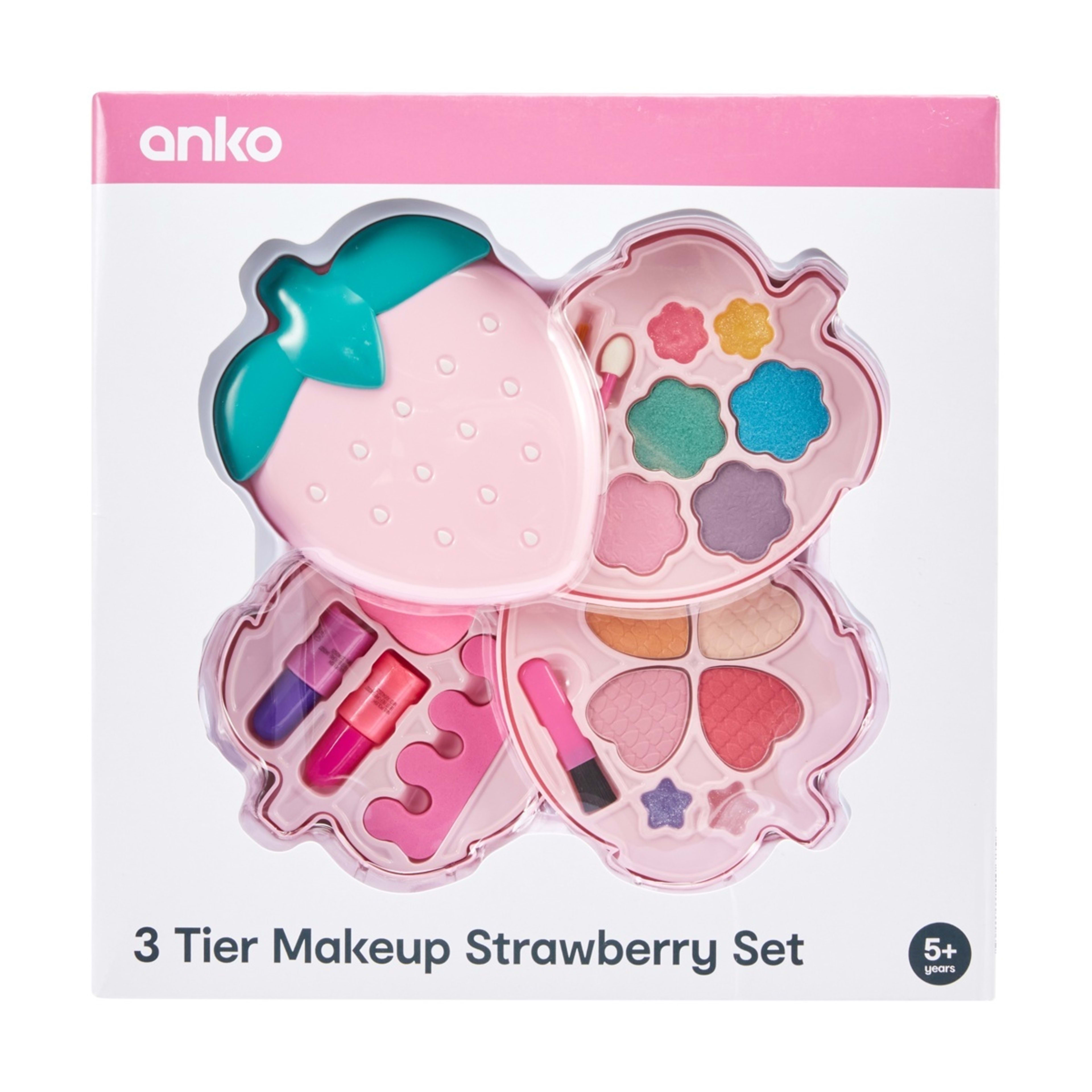 1 3 Tier Makeup Strawberry Set