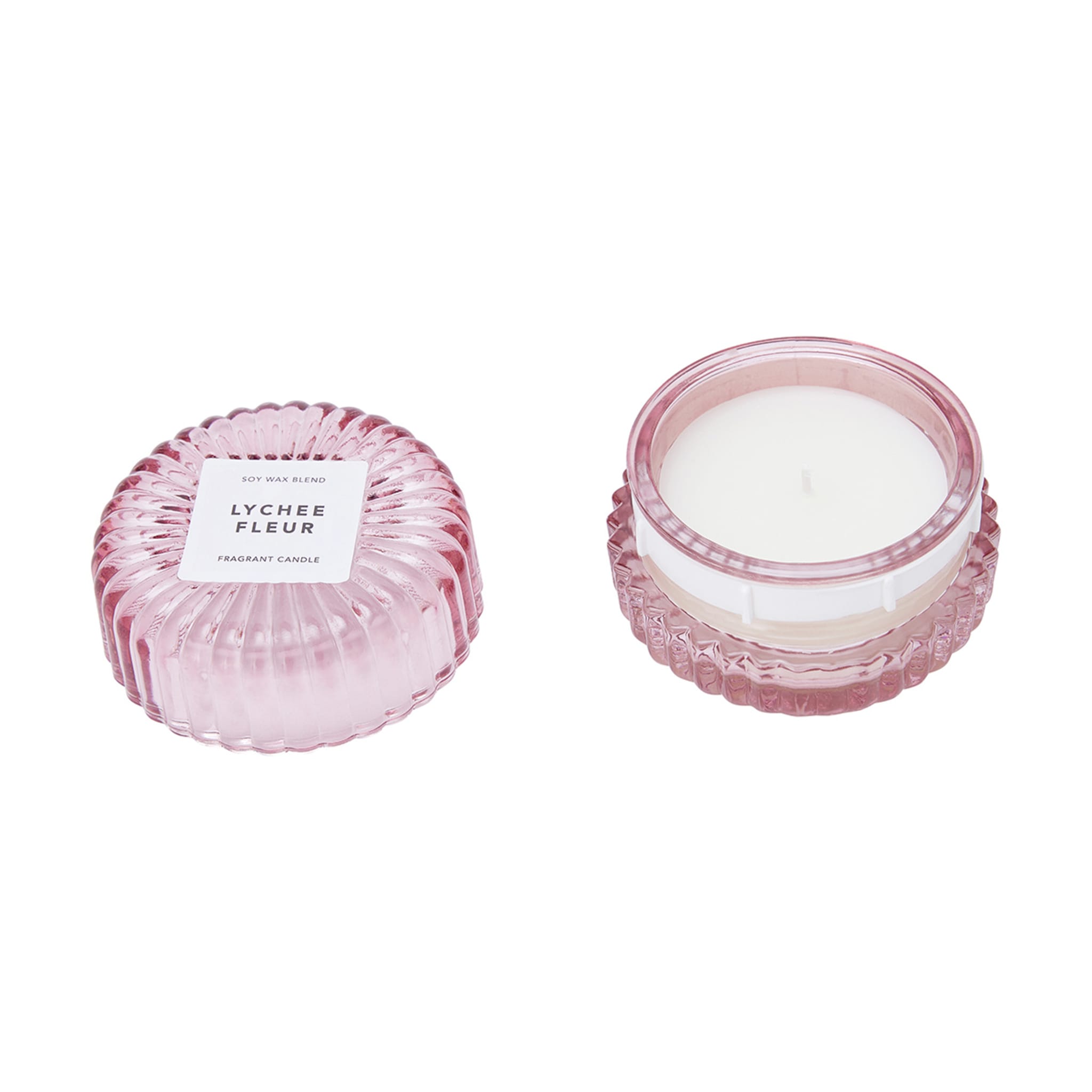 Lychee Fleur Fragrant Candles and Reed Diffuser Set Kmart