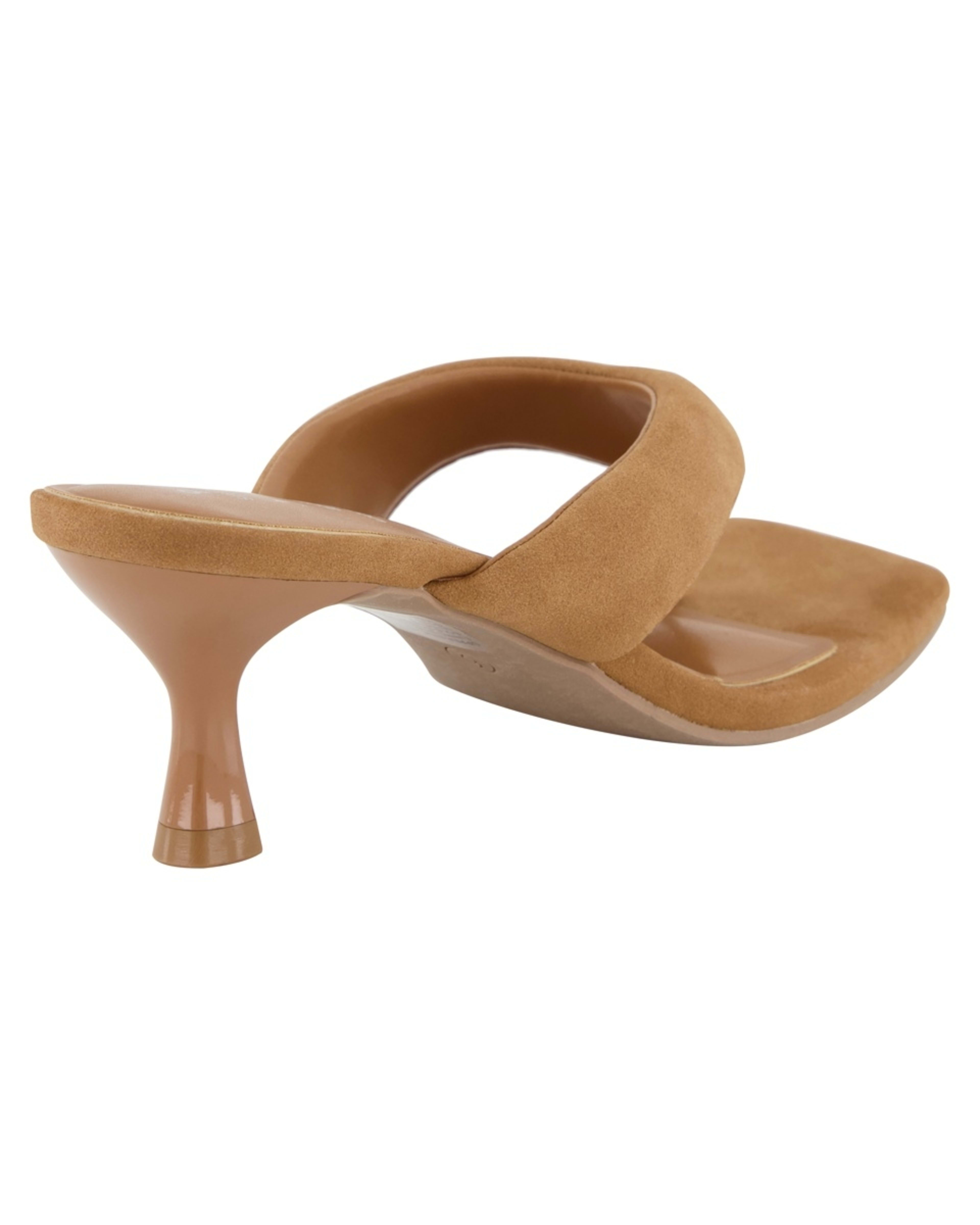 4 Cushion Toe Post Heels RICH TAN, 4 of 5