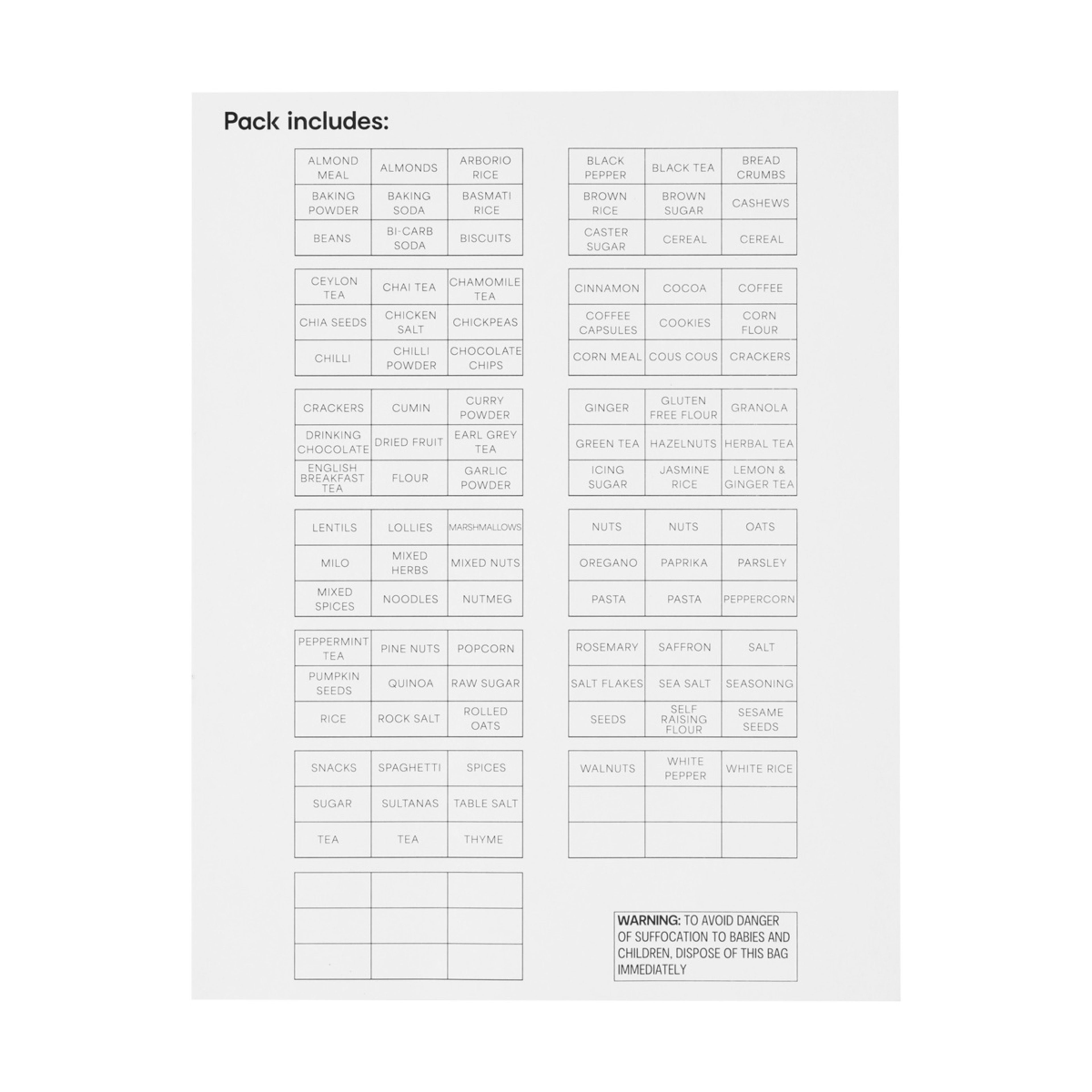 3 Large Pantry Labels, 3 of 4