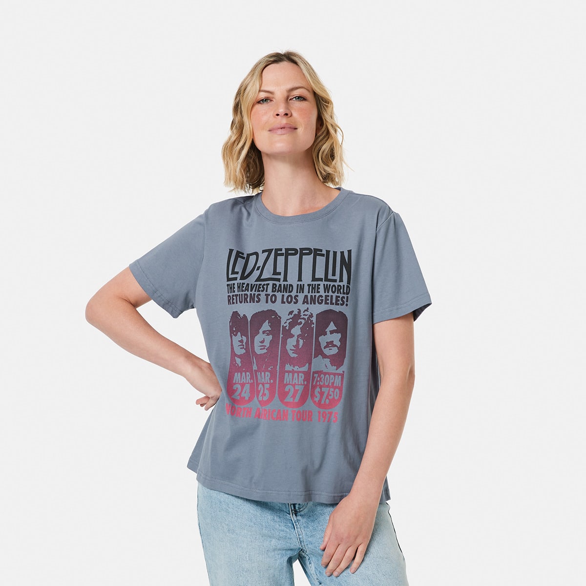 Short Sleeve Led Zeppelin License Tshirt Kmart