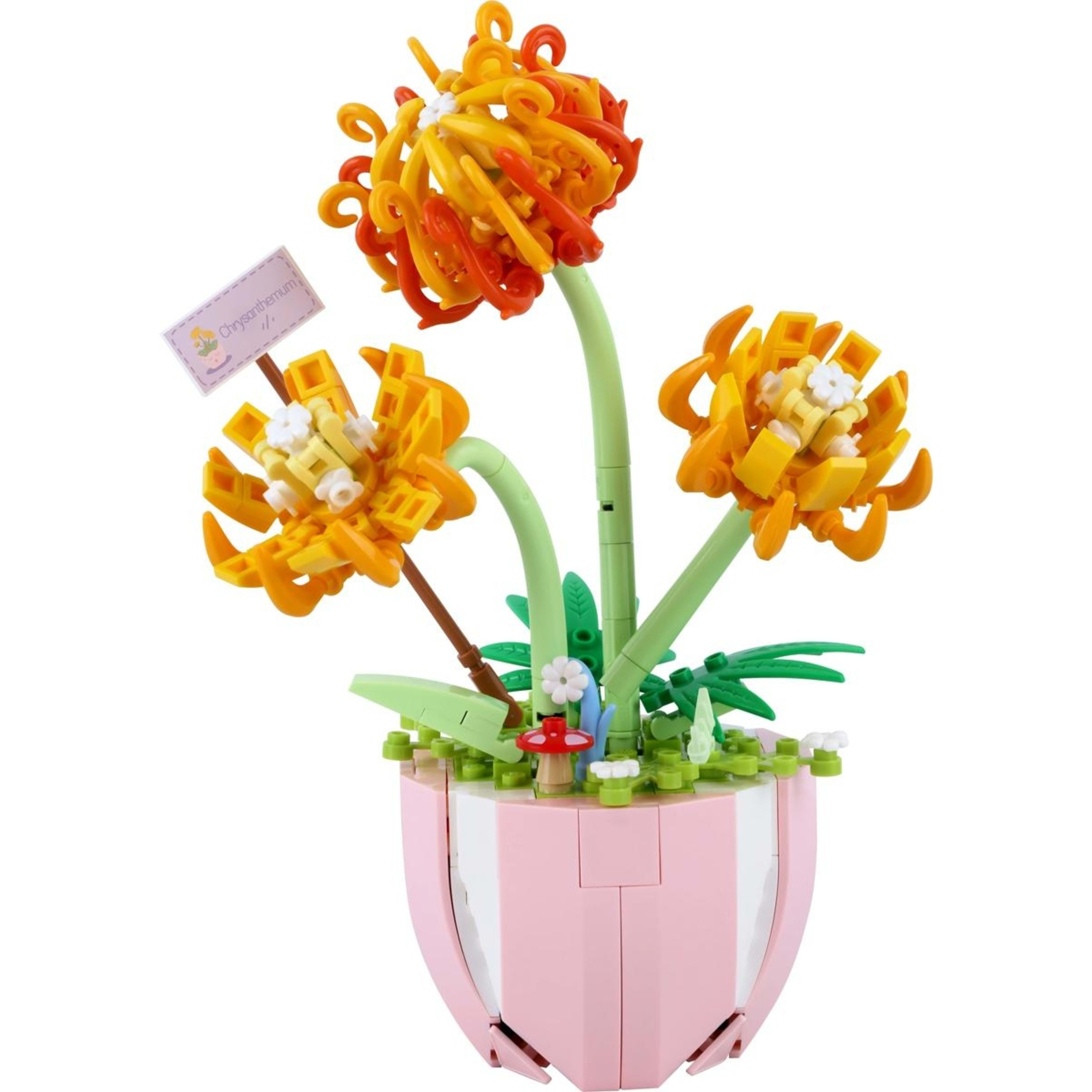 5 Mini Blocks Flower Series: Flower Pot - Assorted, 5 of 9
