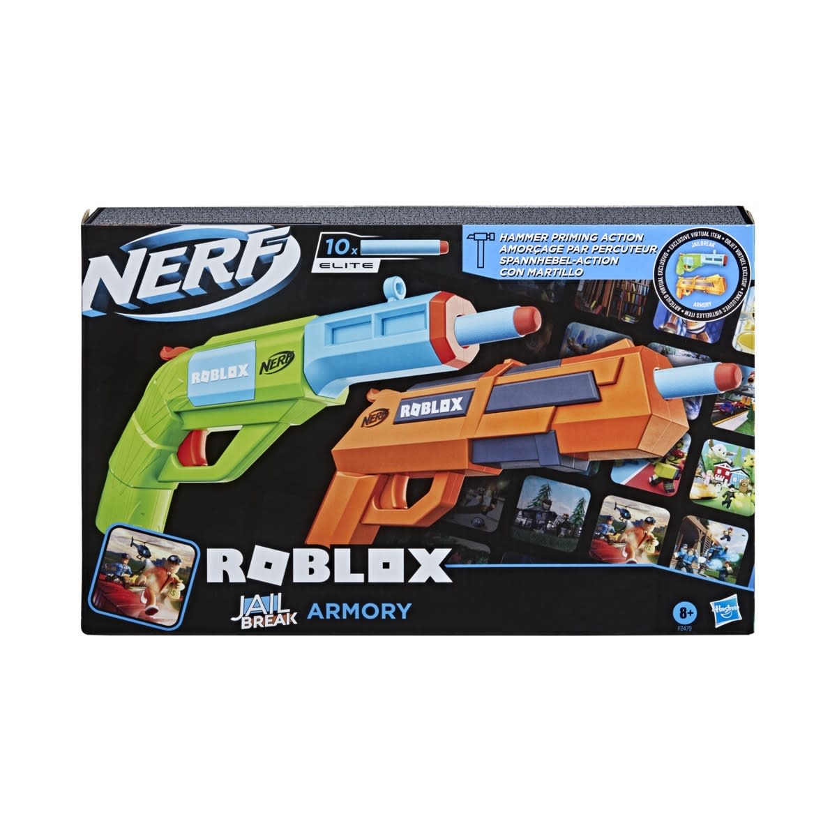2 Pack Nerf Roblox Jailbreak Armory Blaster Kmart